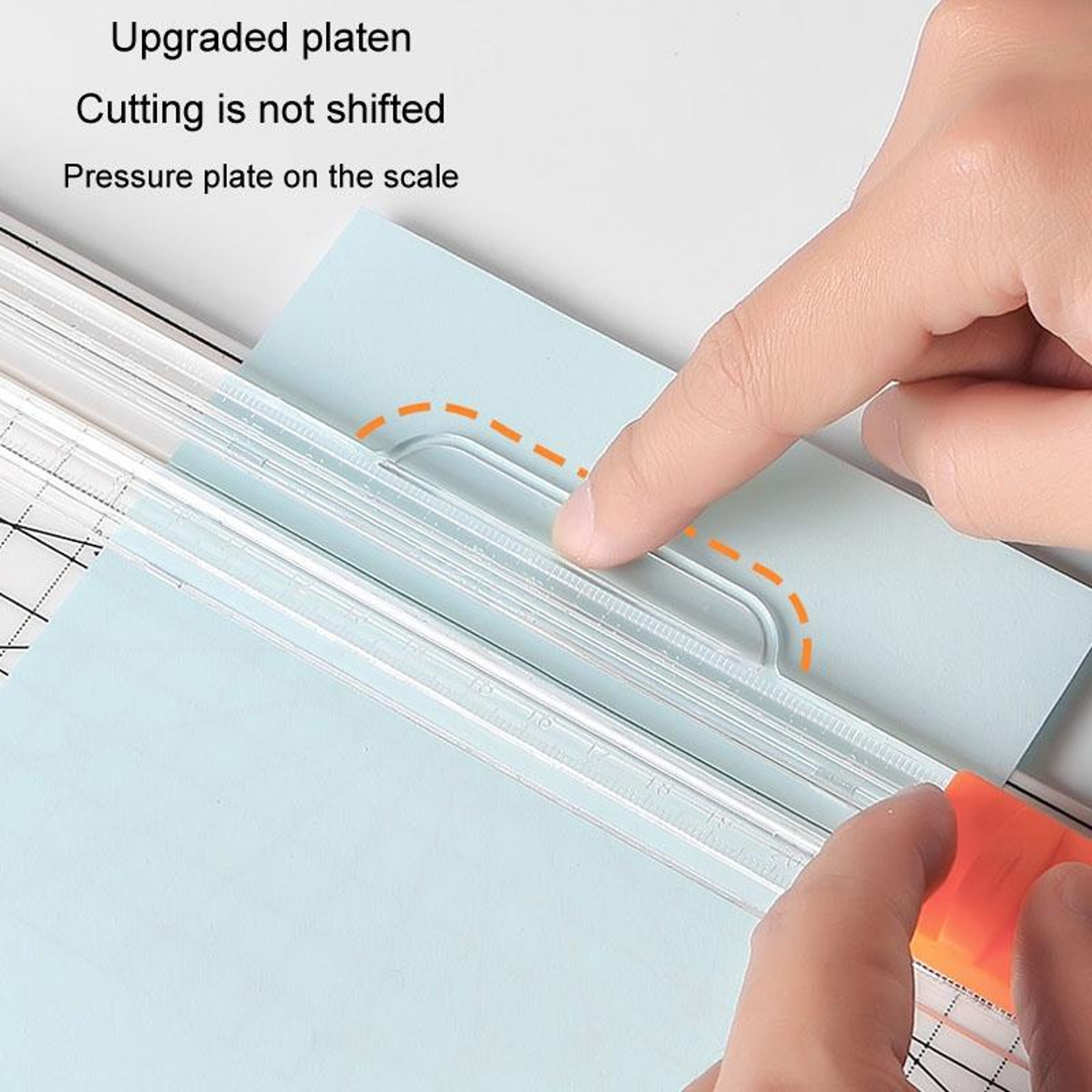 Portable Paper Cutter  Paper Trimmer DIY Photo Cutting Machine with Pull-out Ruler – view 8