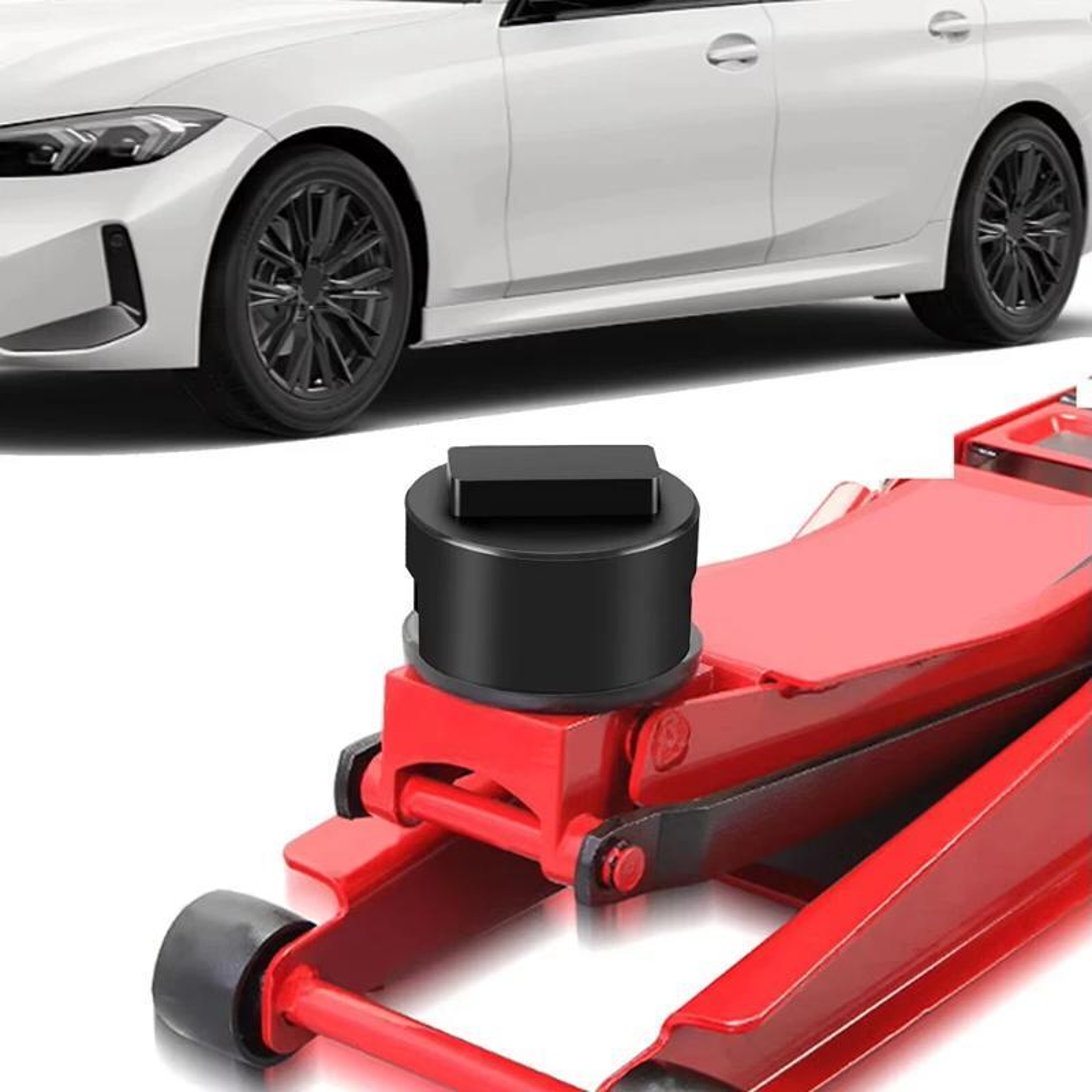 Universal Car Jack Pad Set Rubber Jack Pad Adapter for Safe Lifting and Battery Protection – view 3