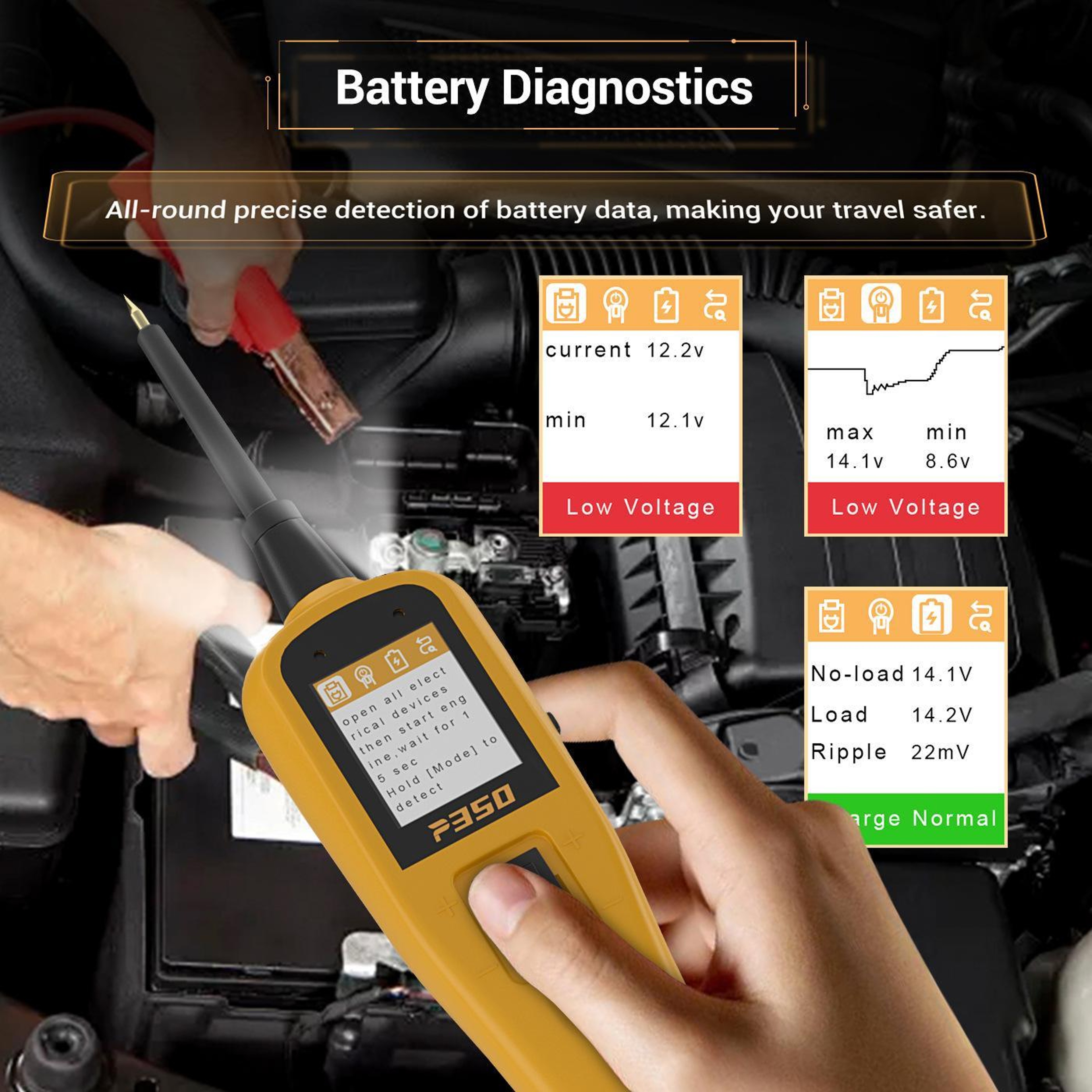Automotive Circuit Tester  Advanced Car Electrical Diagnostic Tool with Component Activation – view 8