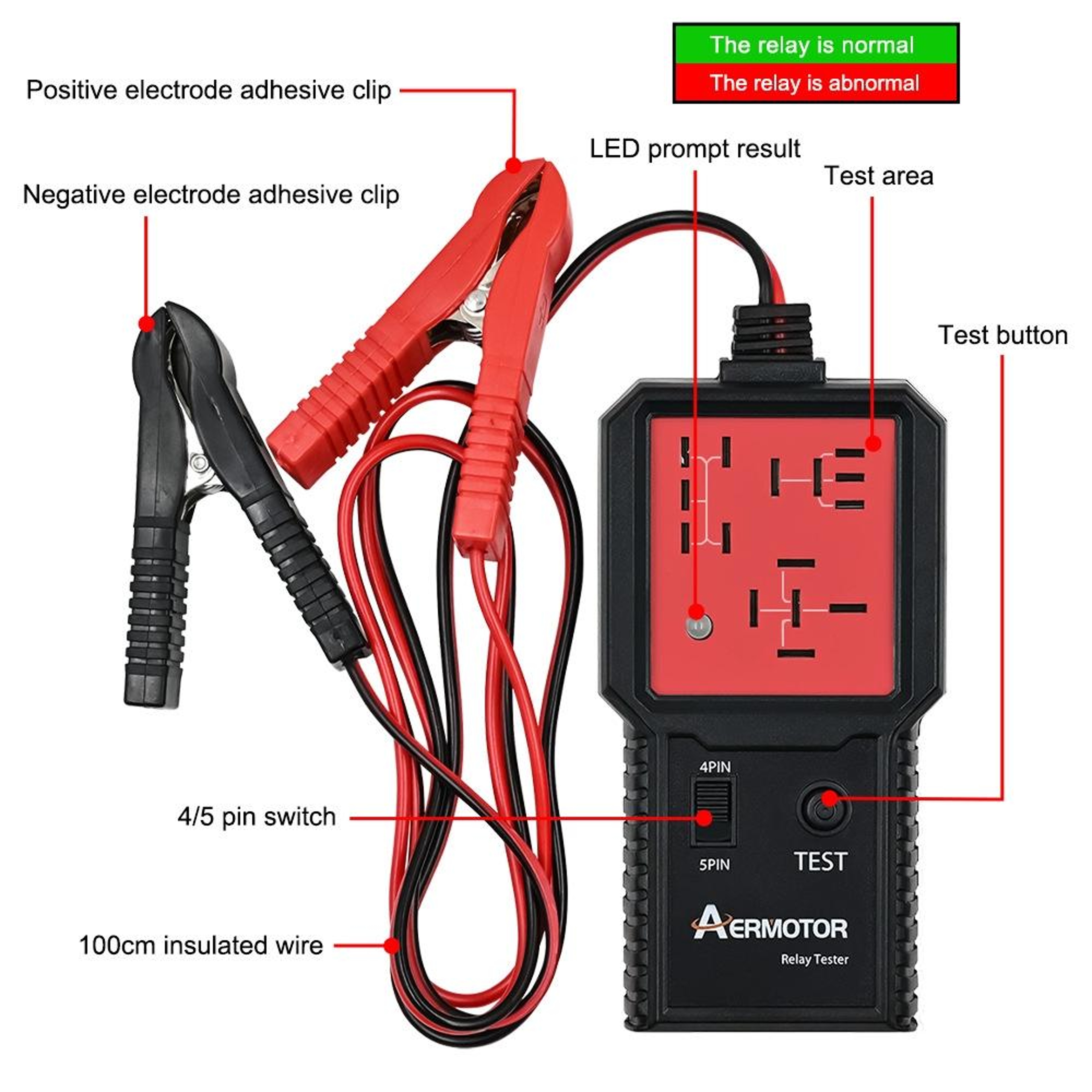 Automotive Relay Tester  Circuit Diagnostic & Relay Testing Tool – view 3