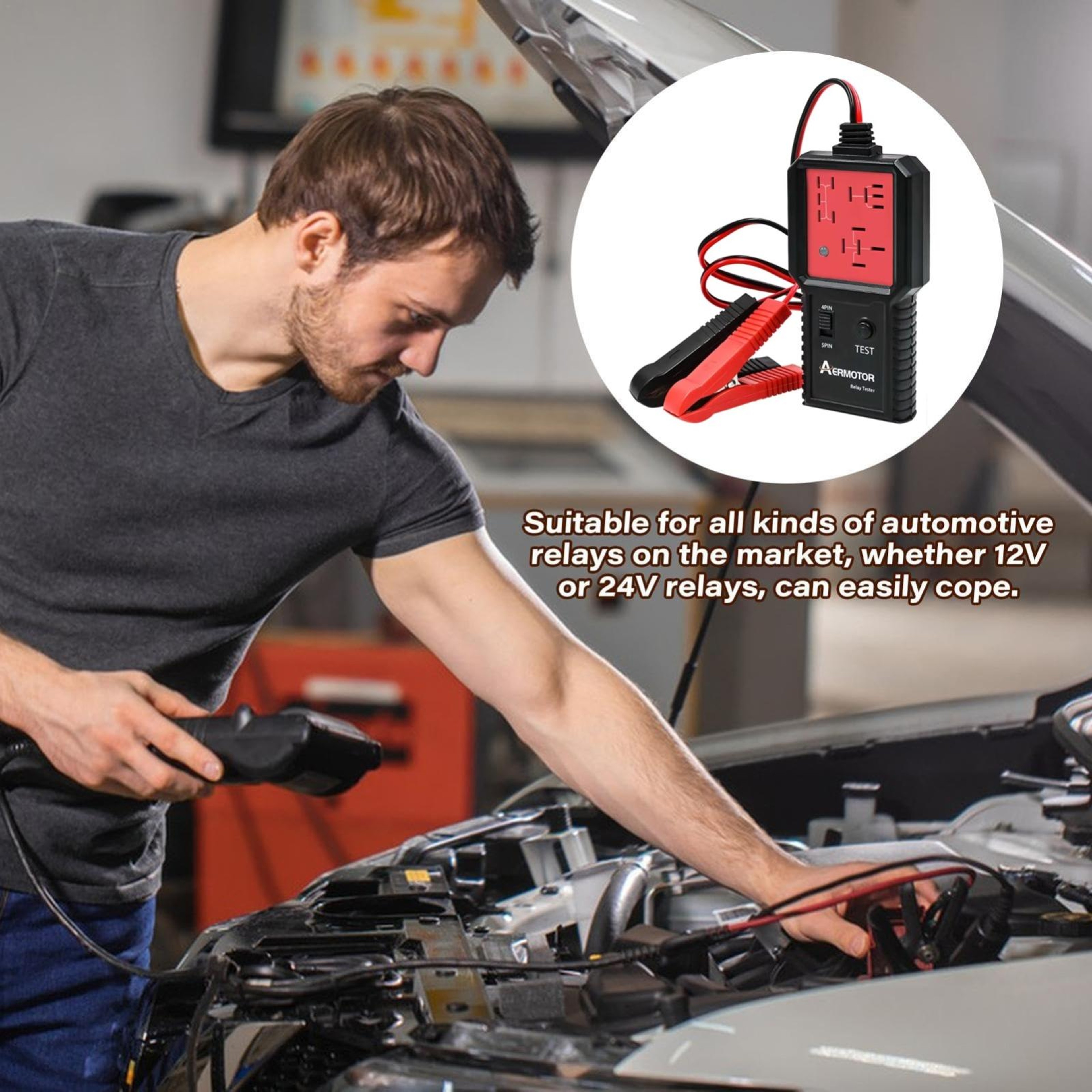 Automotive Relay Tester  Circuit Diagnostic & Relay Testing Tool – view 5
