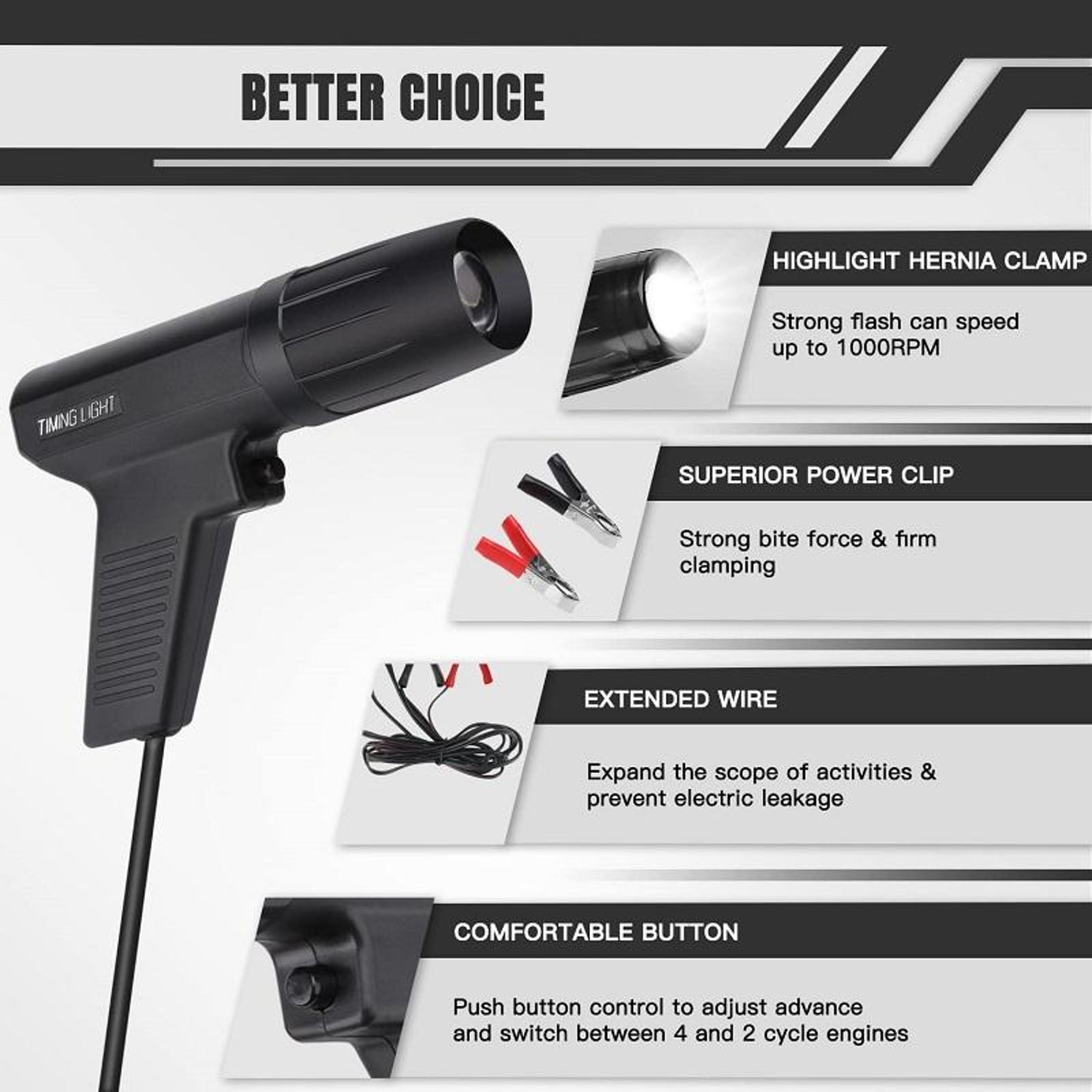 Automotive Xenon Ignition Timing Light Strobe Tester  for Petrol Engines – view 6