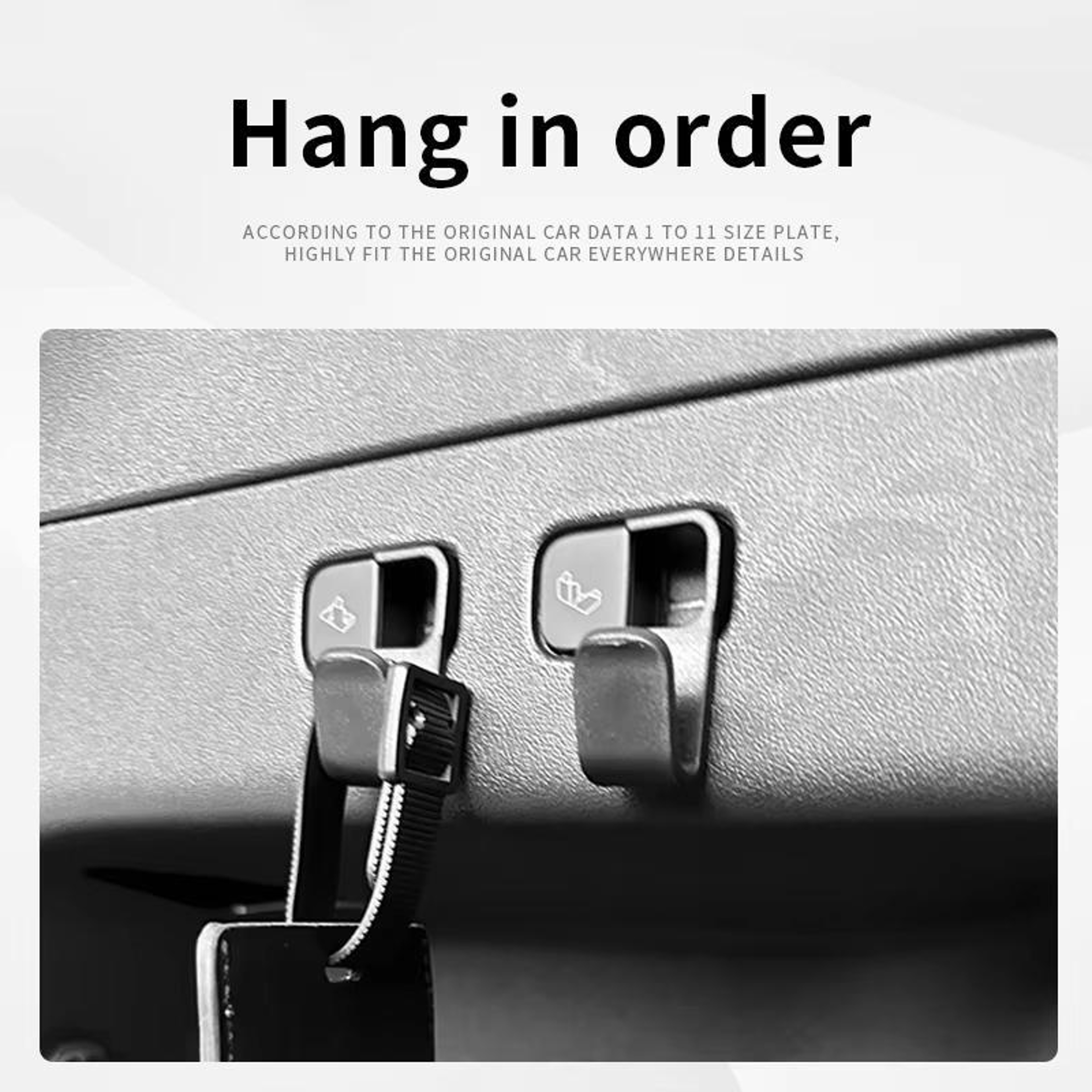Tesla Model Y Embedded Trunk Hook Storage Hook Organizer ABS Car Hooks – view 4