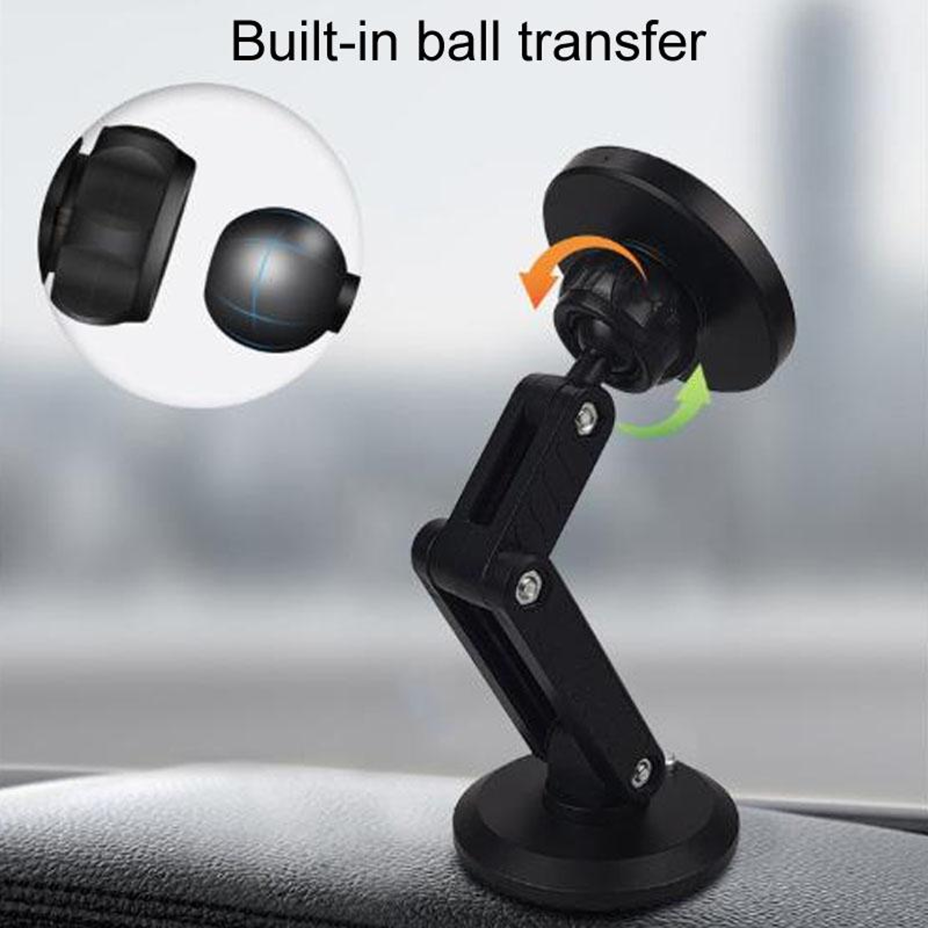 Magnetic Car Phone Mount Dashboard Holder  Rotating Navigation Clip – view 6