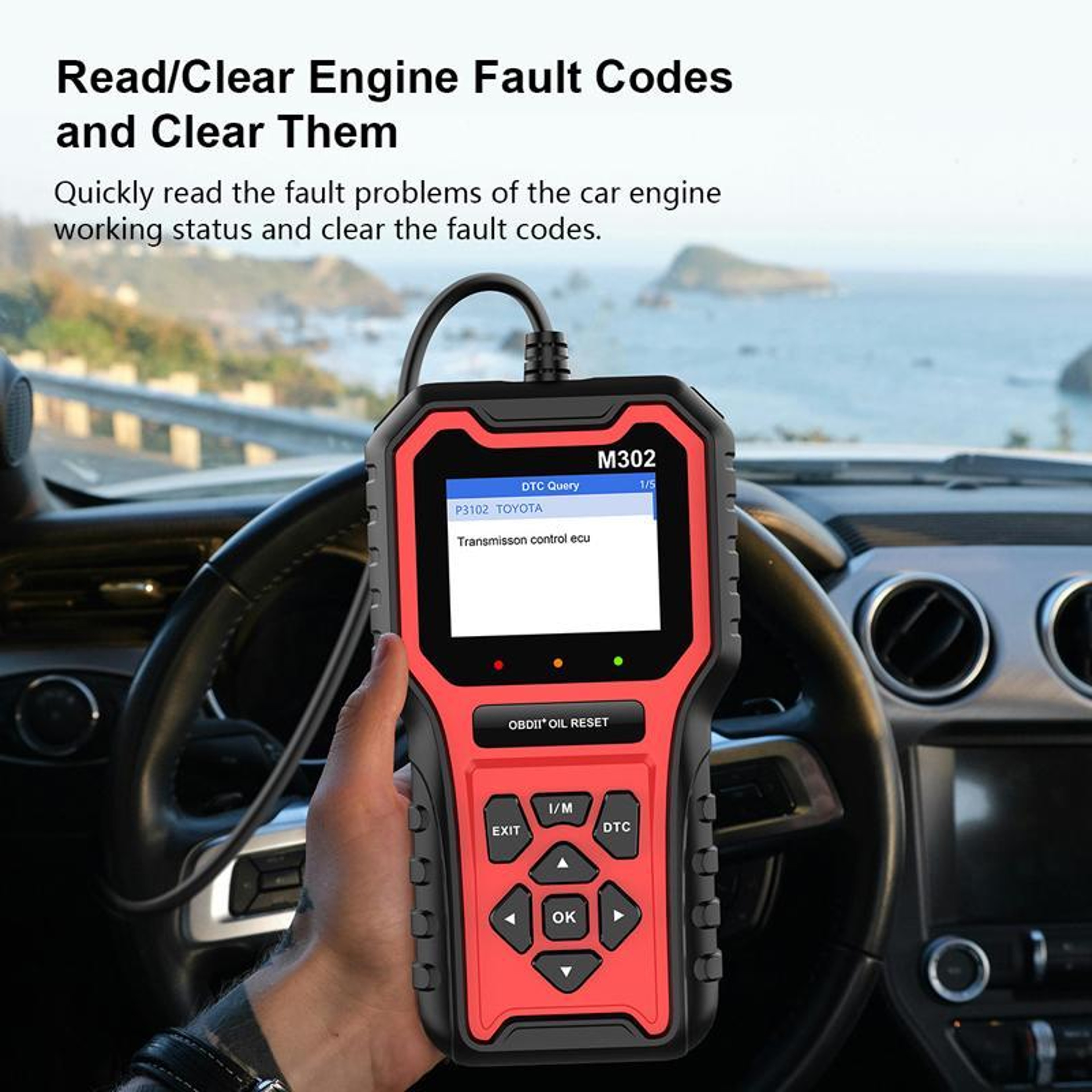 Car Oil Reset Tool Service Reset Code Reader Maintenance Light Scanner – view 7