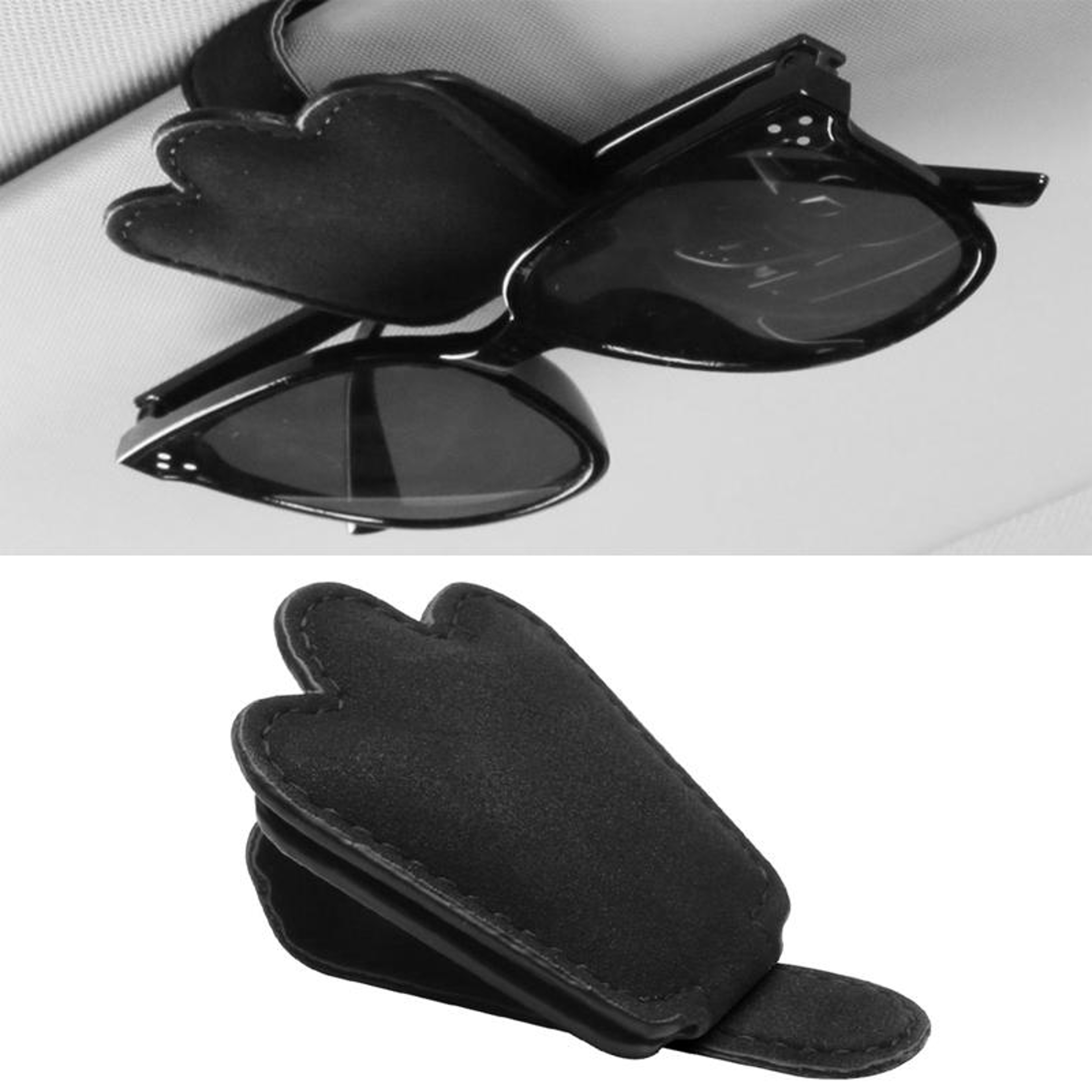 Magnetic Car Visor Sunglass  Ticket Holder Organizer  Compact Eyewear And Document Storage Clip 0