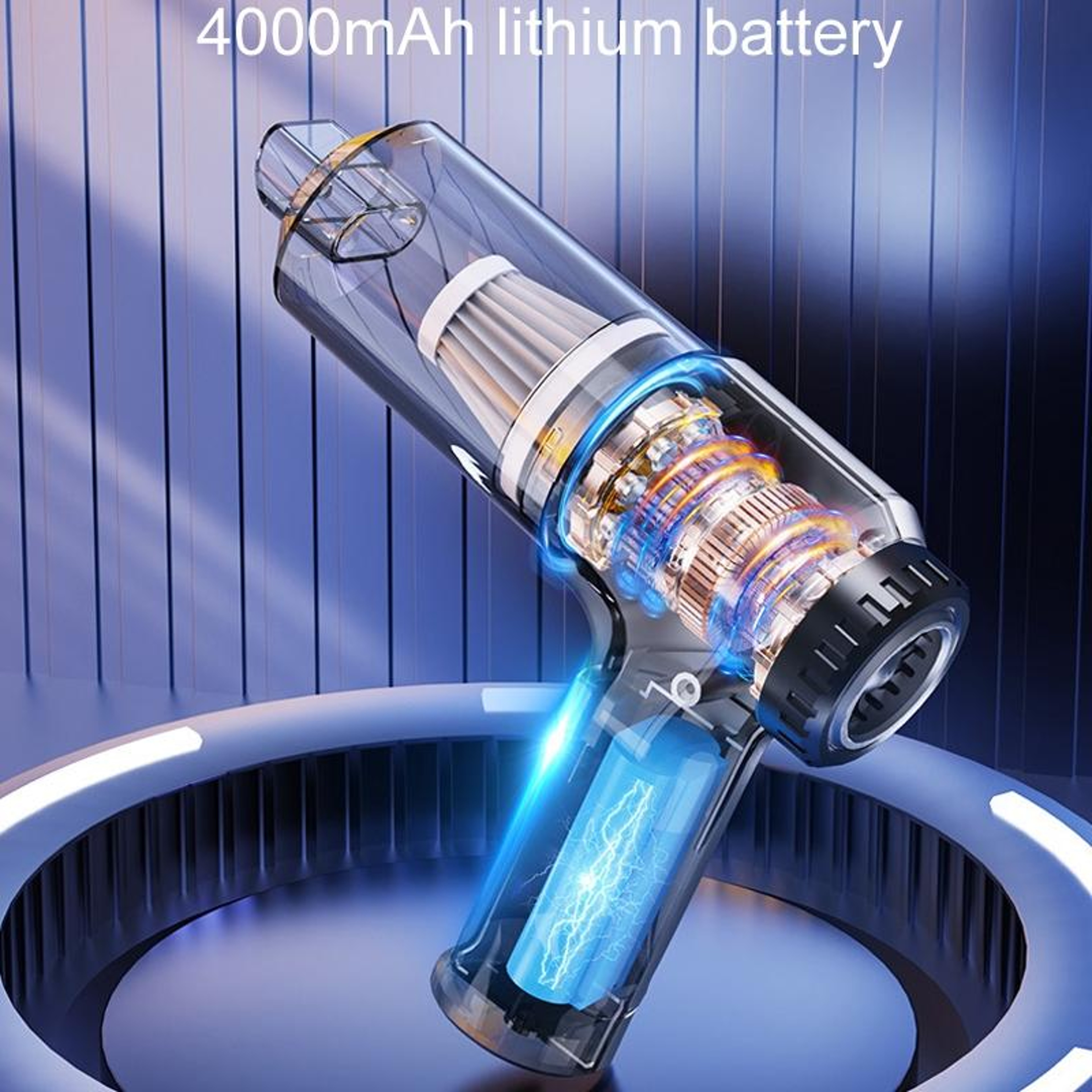 Portable Cordless Car Vacuum Cleaner with Blower High Power Automotive Dust Removal Tool – view 6