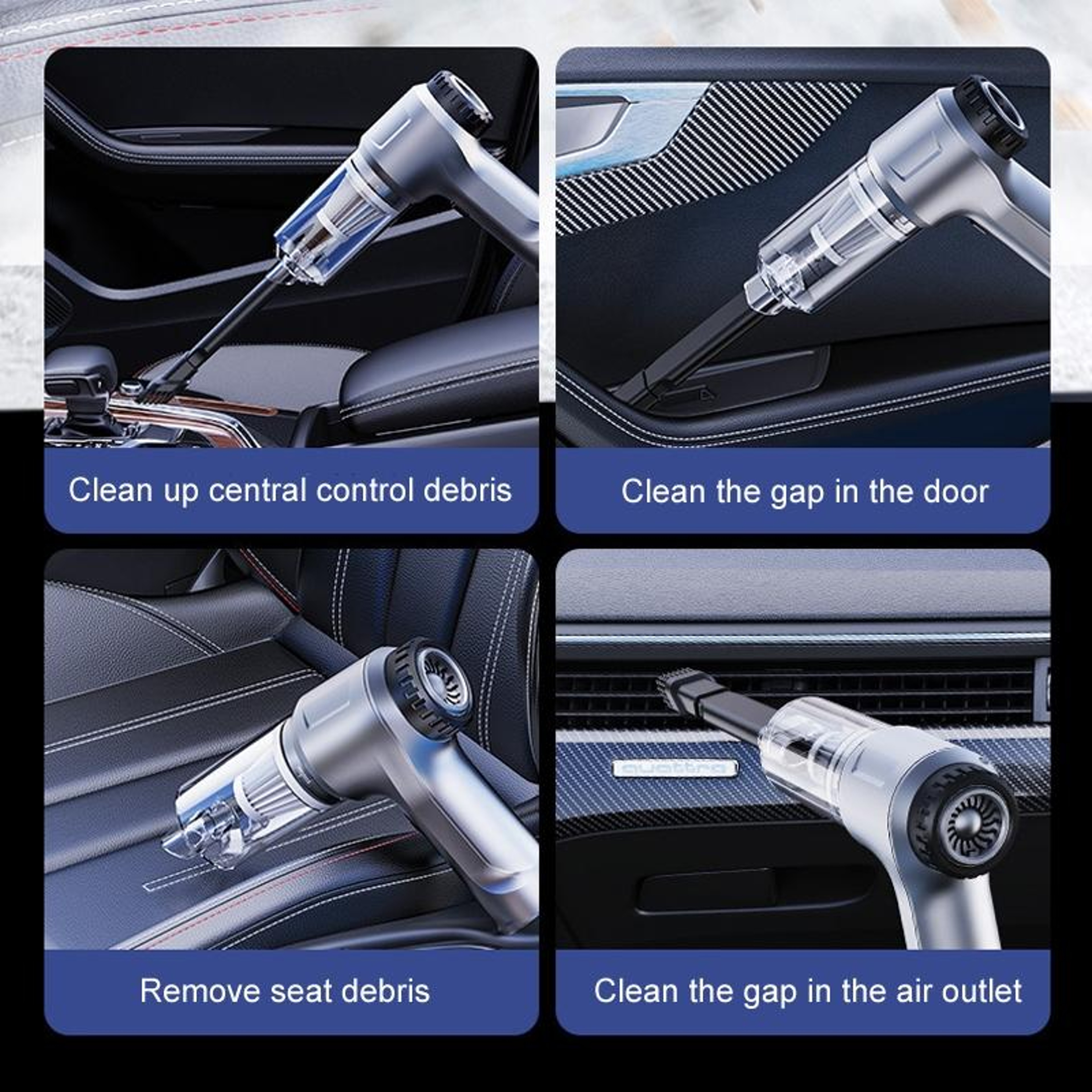 Portable Cordless Car Vacuum Cleaner with Blower High Power Automotive Dust Removal Tool – view 8