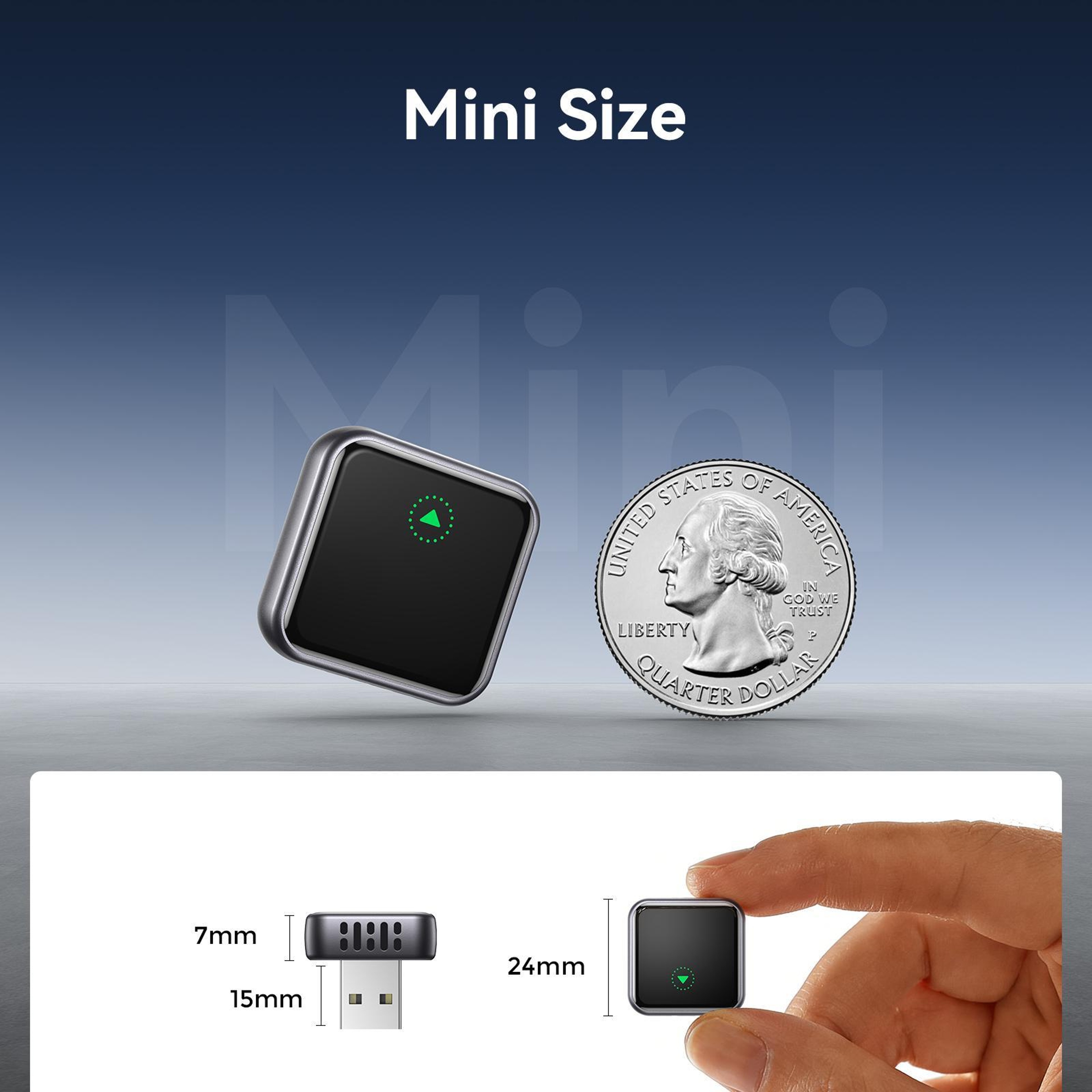 Wireless CarPlay and Android Auto Adapter  and Play Car Dongle – view 7