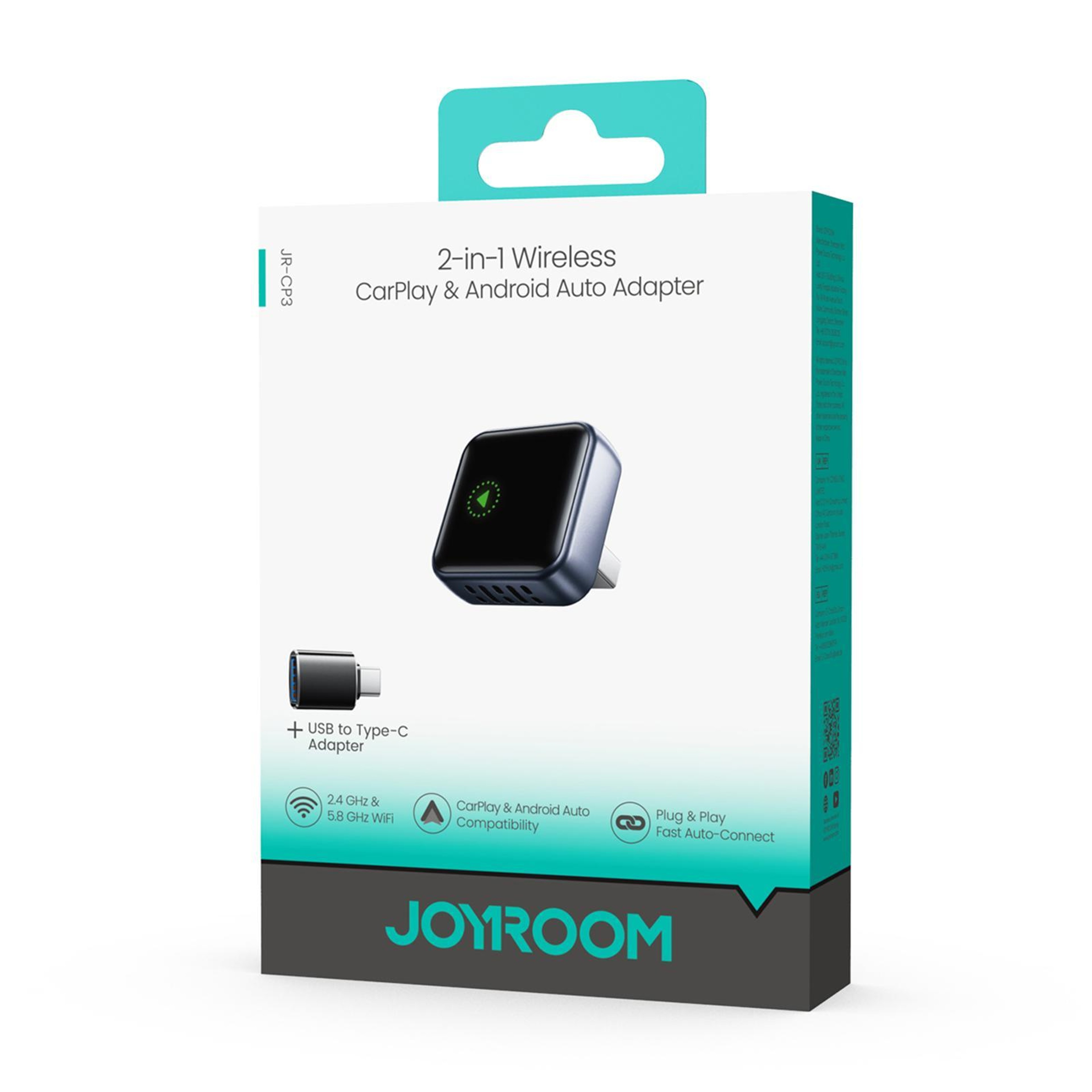 Wireless CarPlay and Android Auto Adapter  and Play Car Dongle – view 9