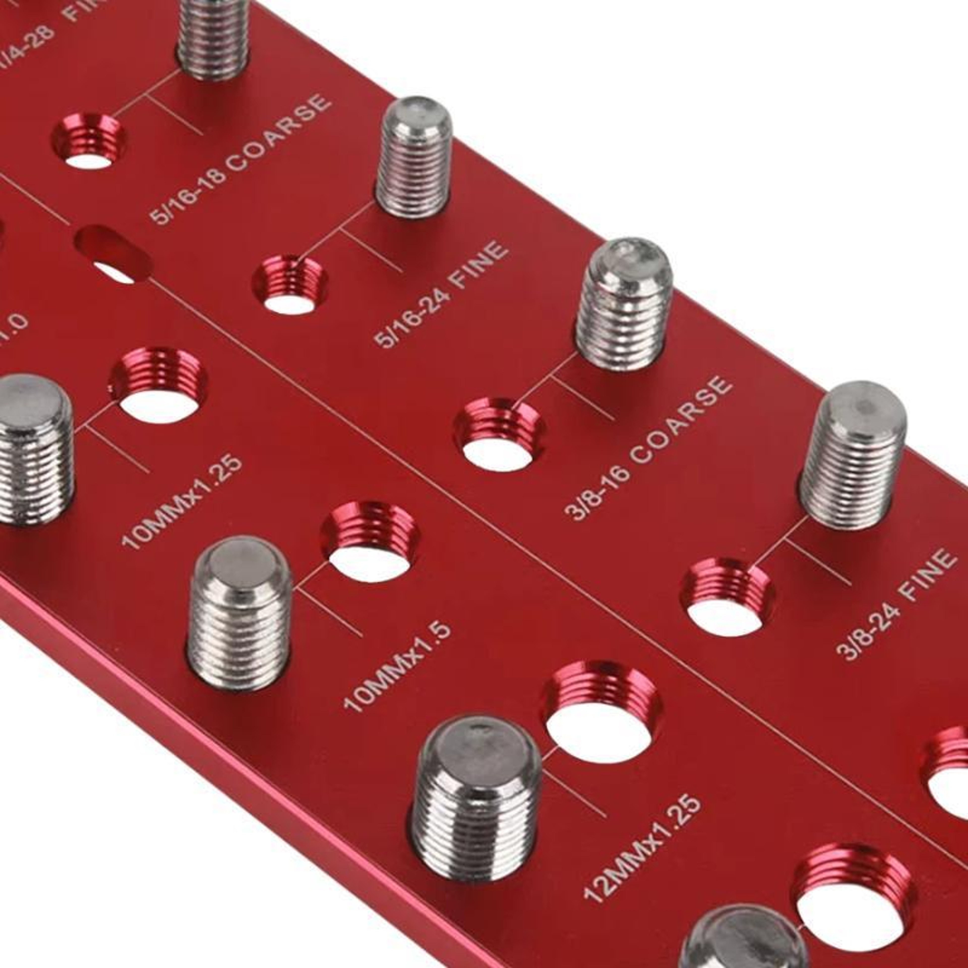 Screw & Nut Thread Checker Gauge Thread Pitch Measuring Tool Metric Bolt Identification – view 4