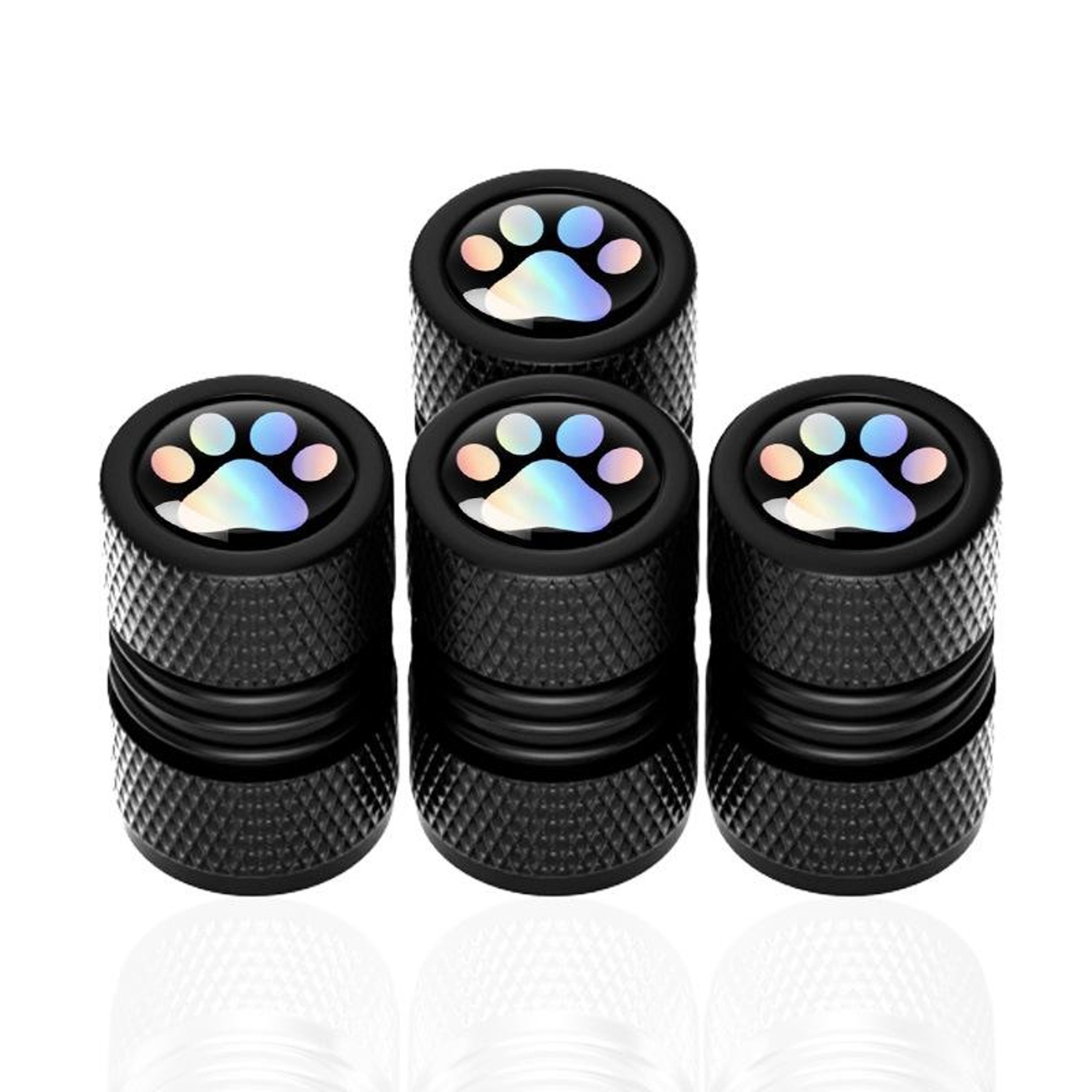 Bear Claw Metal Tire Valve Caps Set Durable Car Tire Valve Covers Anti Theft Protection – view 1