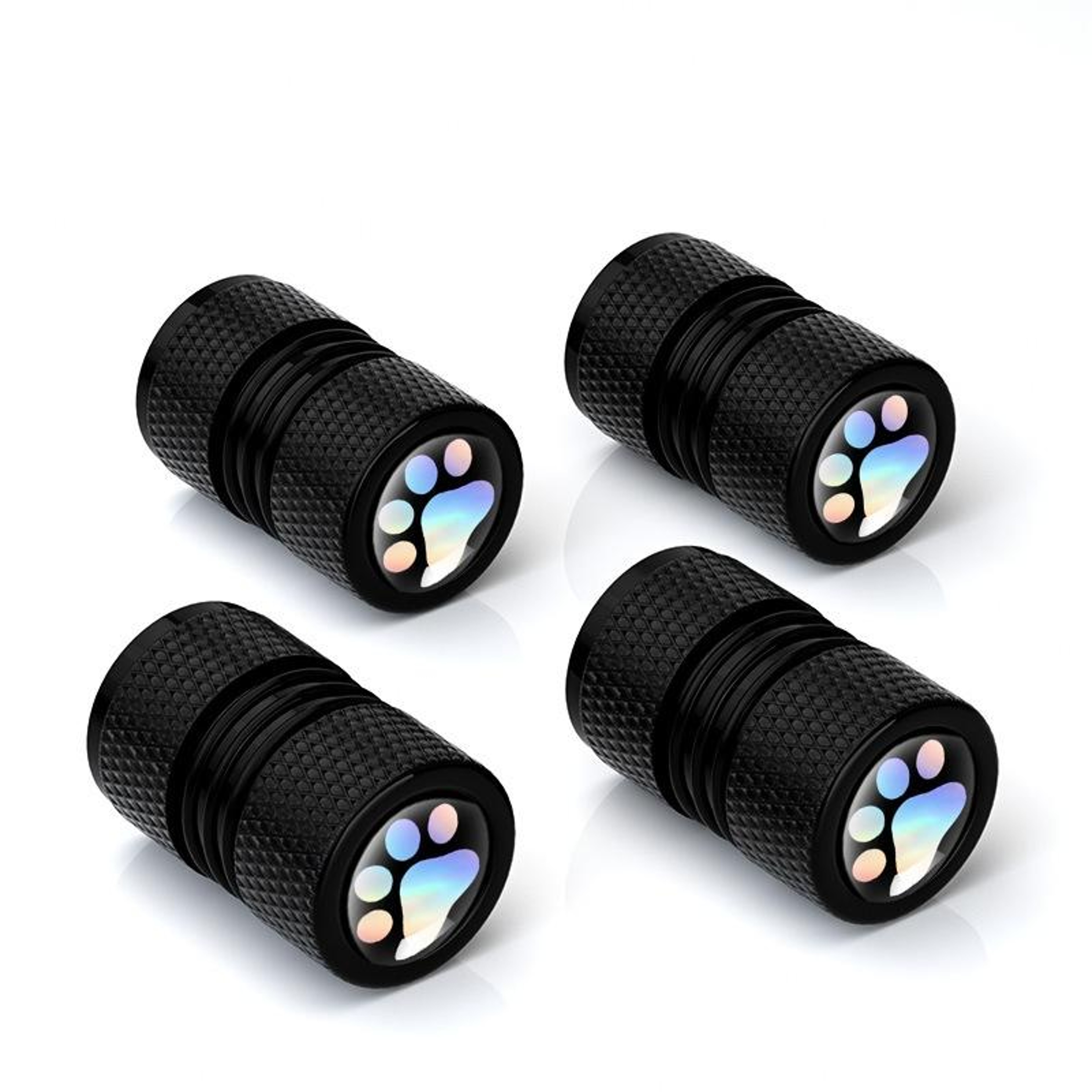 Bear Claw Metal Tire Valve Caps Set Durable Car Tire Valve Covers Anti Theft Protection – view 2