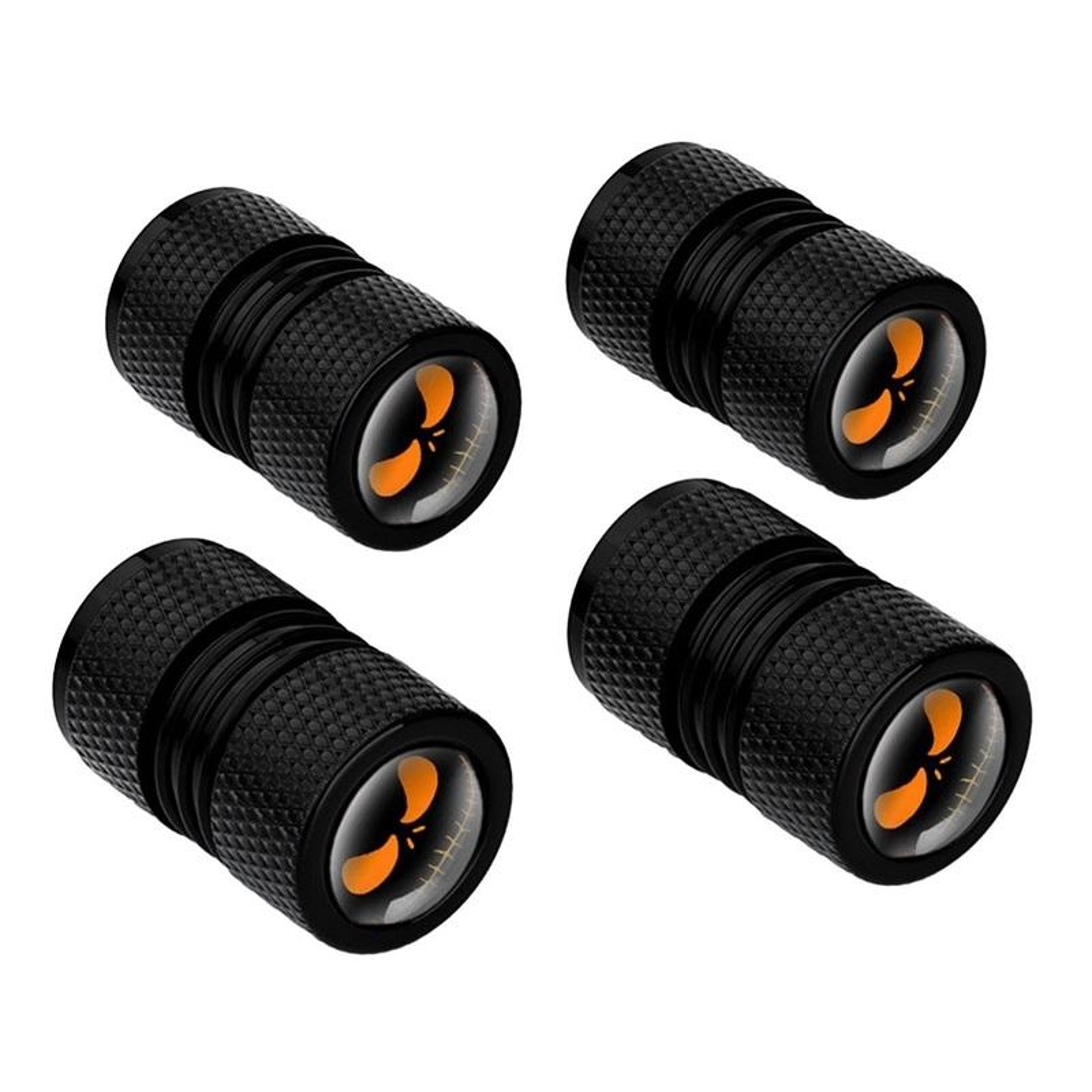 Ghost Lantern Tire Valve Caps Set Dustproof Car Tire Accessories Halloween Style – view 2