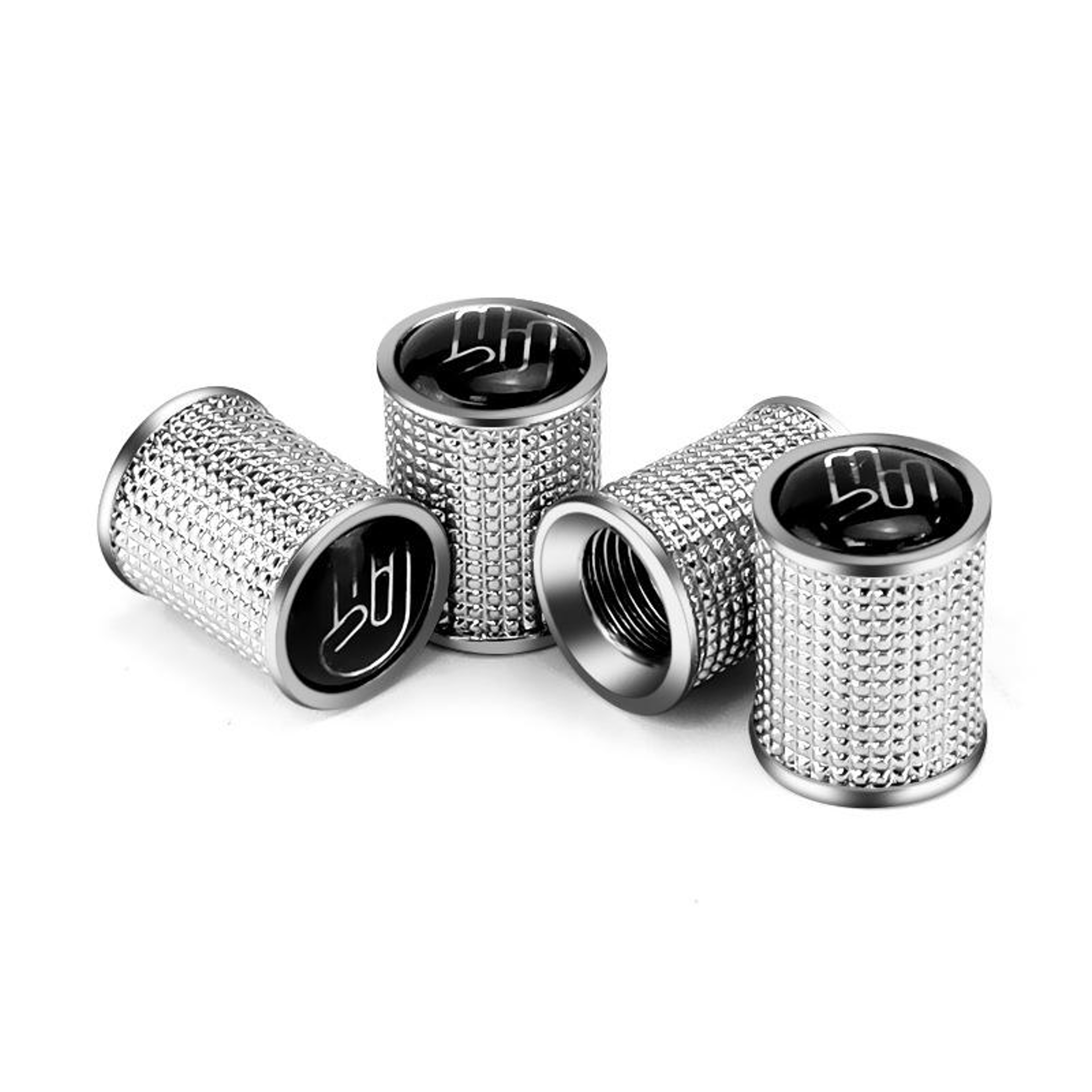 Zinc Alloy Anti-Theft Tire Valve Caps Set of  Durable Alloy Valve Stem Caps for Car Tires – view 1