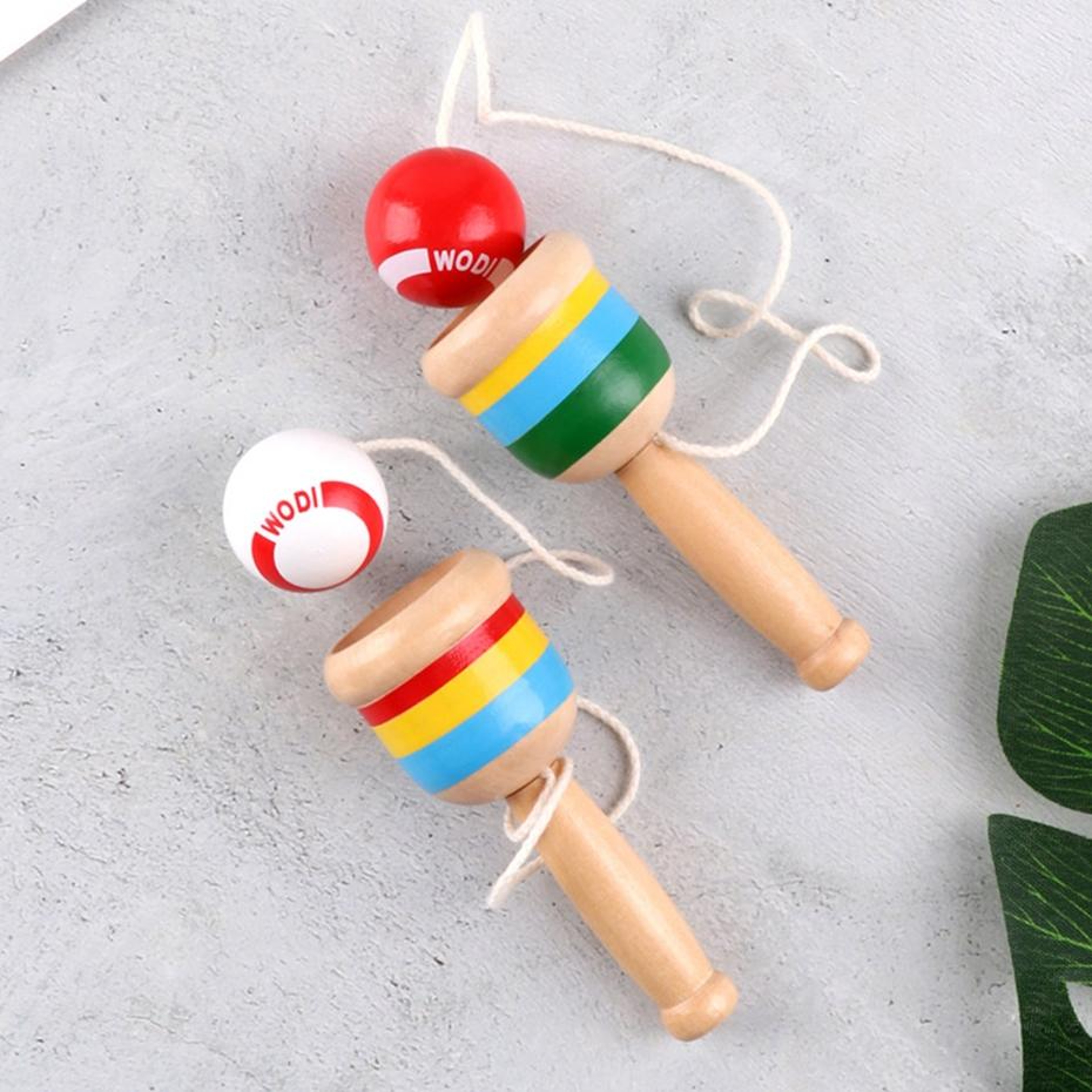 Wooden Juggling Ball Outdoor Sports Toy for Kids Hand-Eye Coordination Training – view 6