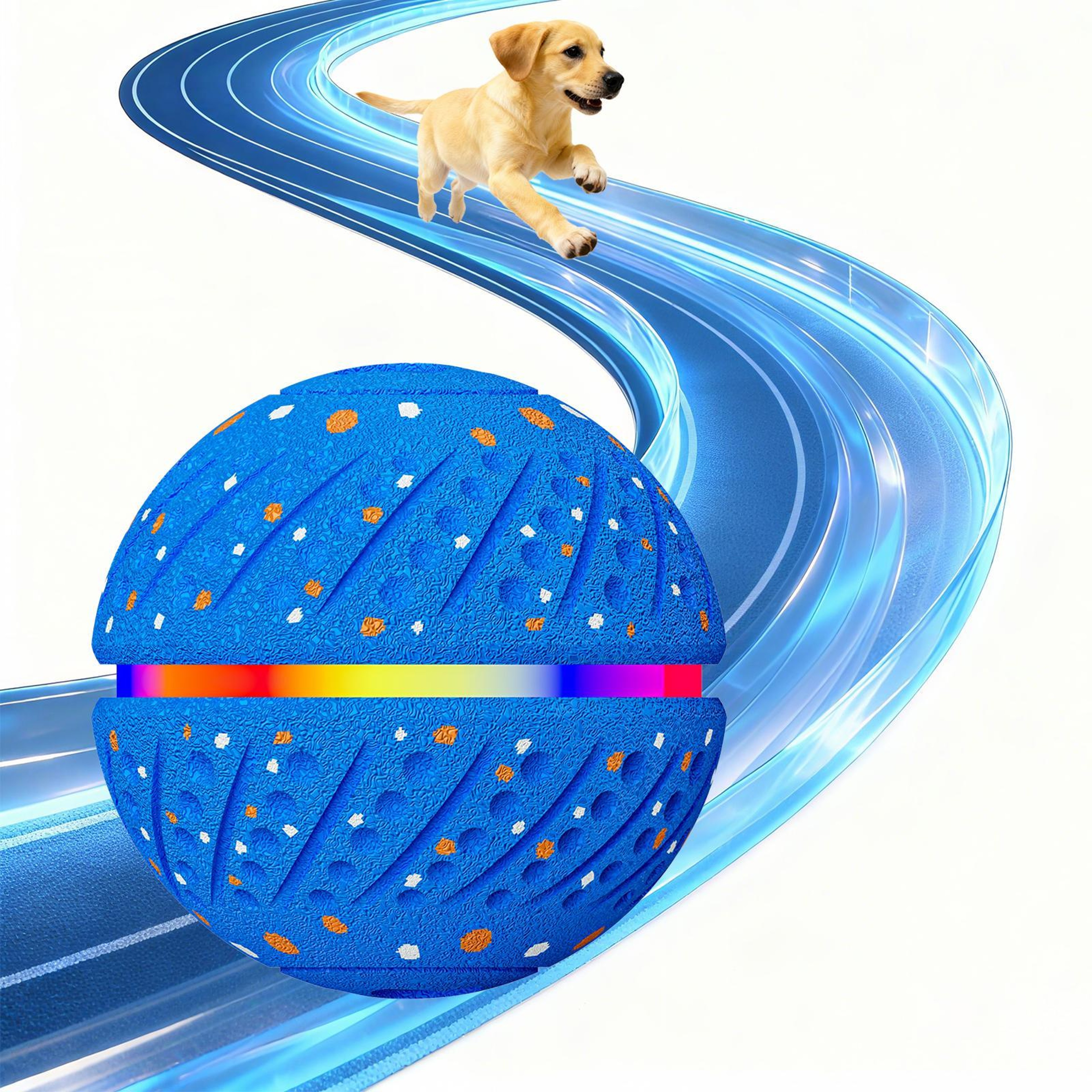 Smart Automatic Pet Toy Ball with LED Interactive Dog Training Ball  for Boredom Relief – view 11