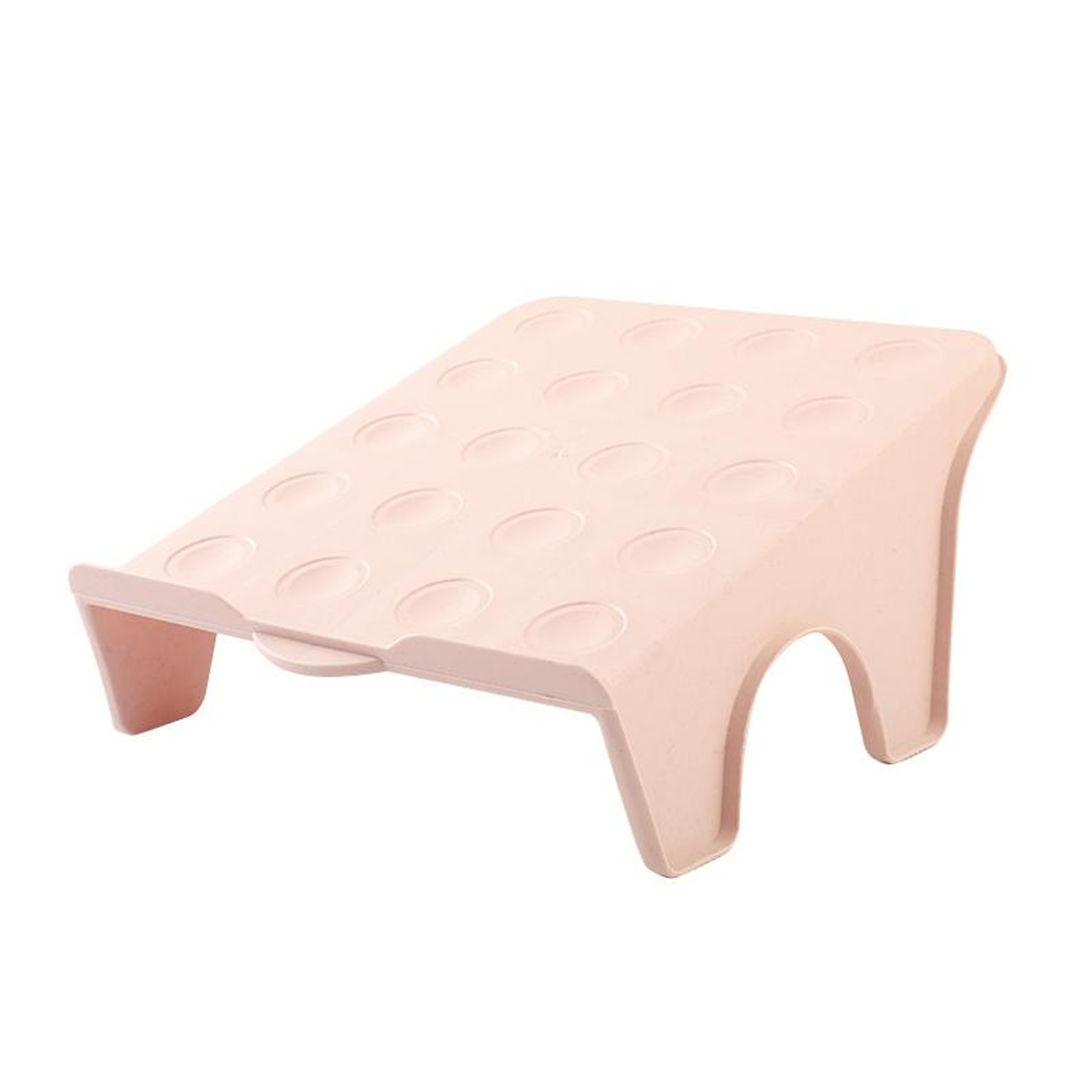 Space-Saving Shoe Organizer Rack with Double Layer Tray Stackable Shoe Storage (Pink) – view 11