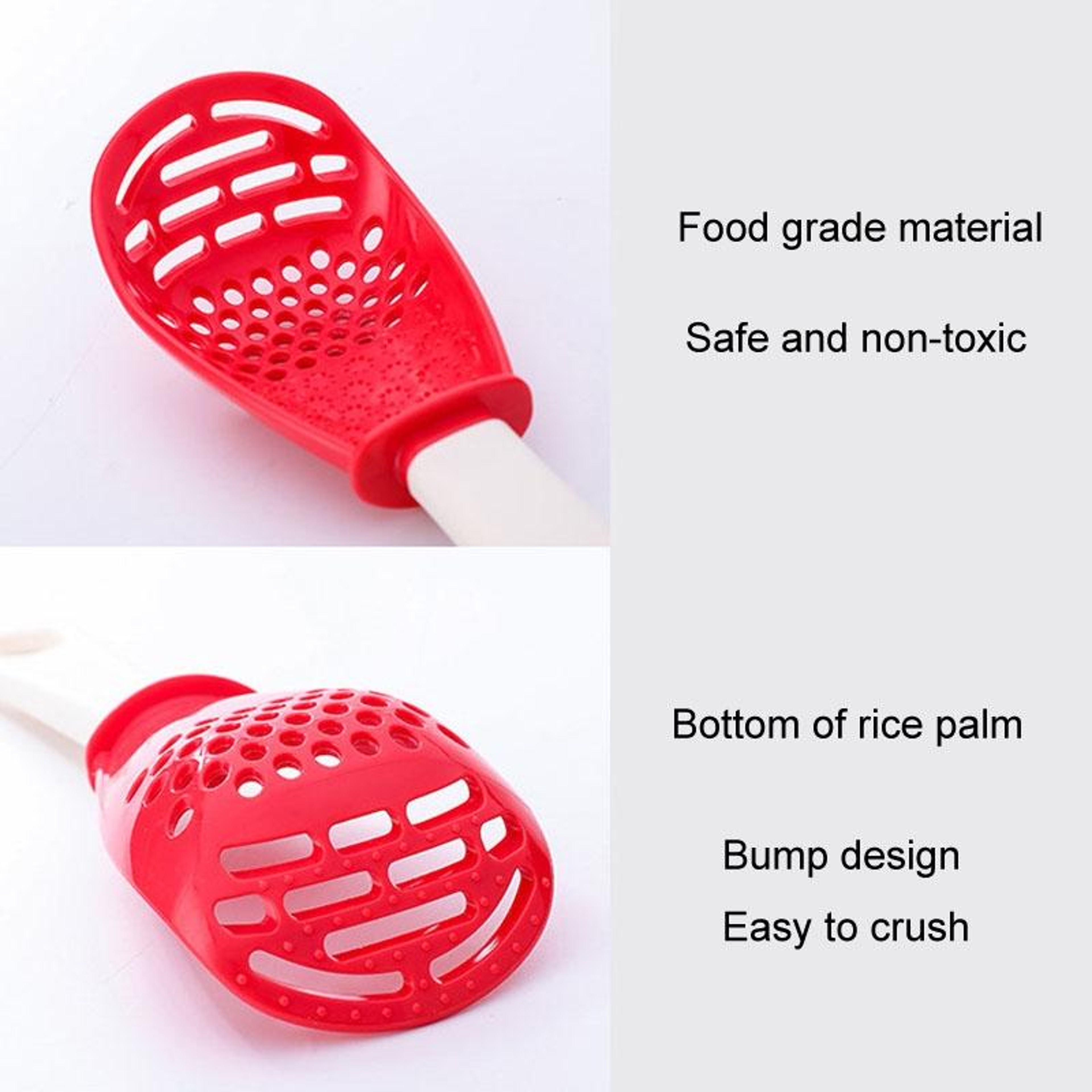 Multifunctional Mashing Spoon Kitchen Ladle & Stir Fry Spatula Food Grinding Tool – view 5