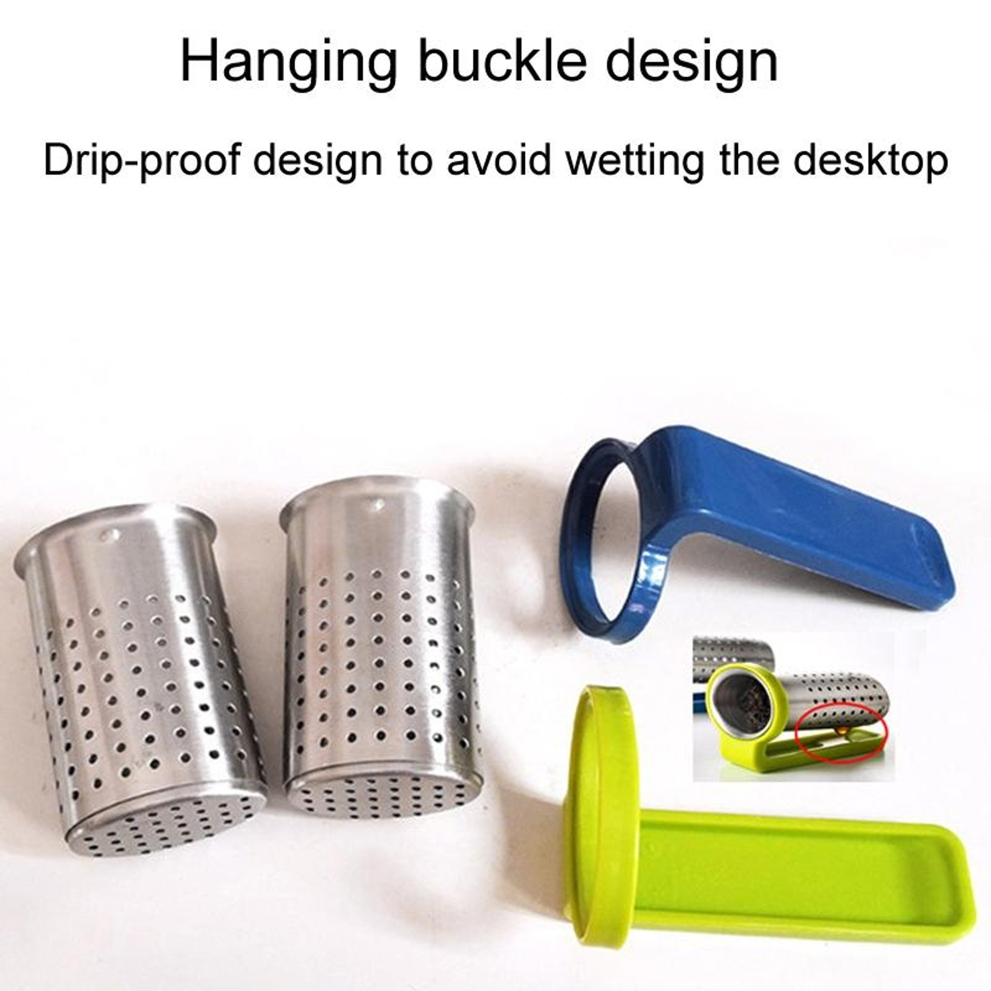 Portable Stainless Steel Tea Strainer & Tea Infuser  Compact Tea Filter for Loose Leaf Tea – view 4