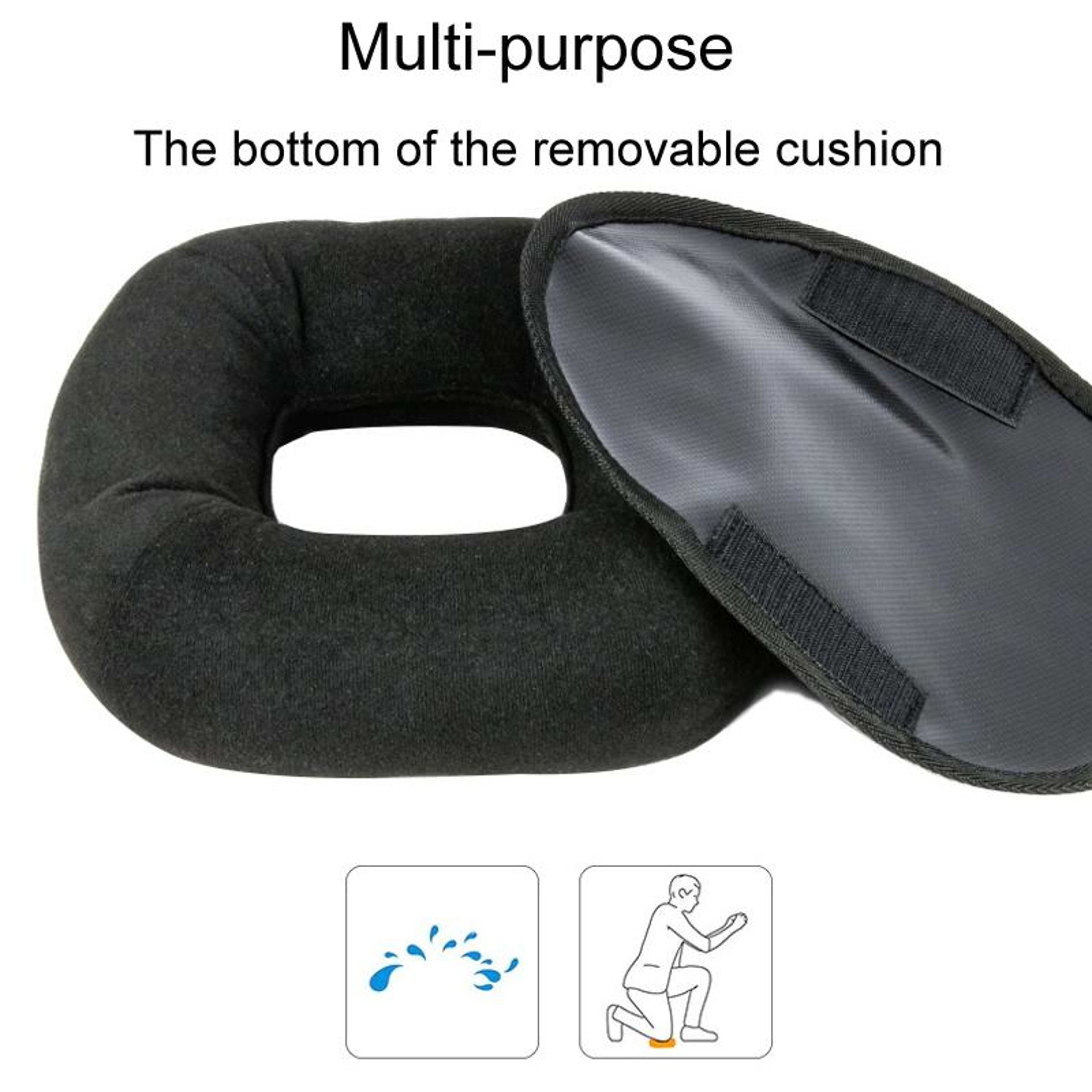 Multifunctional Motorcycle Helmet Stand with Helmet Support Pads Ventilation Storage Base (Black) – view 4