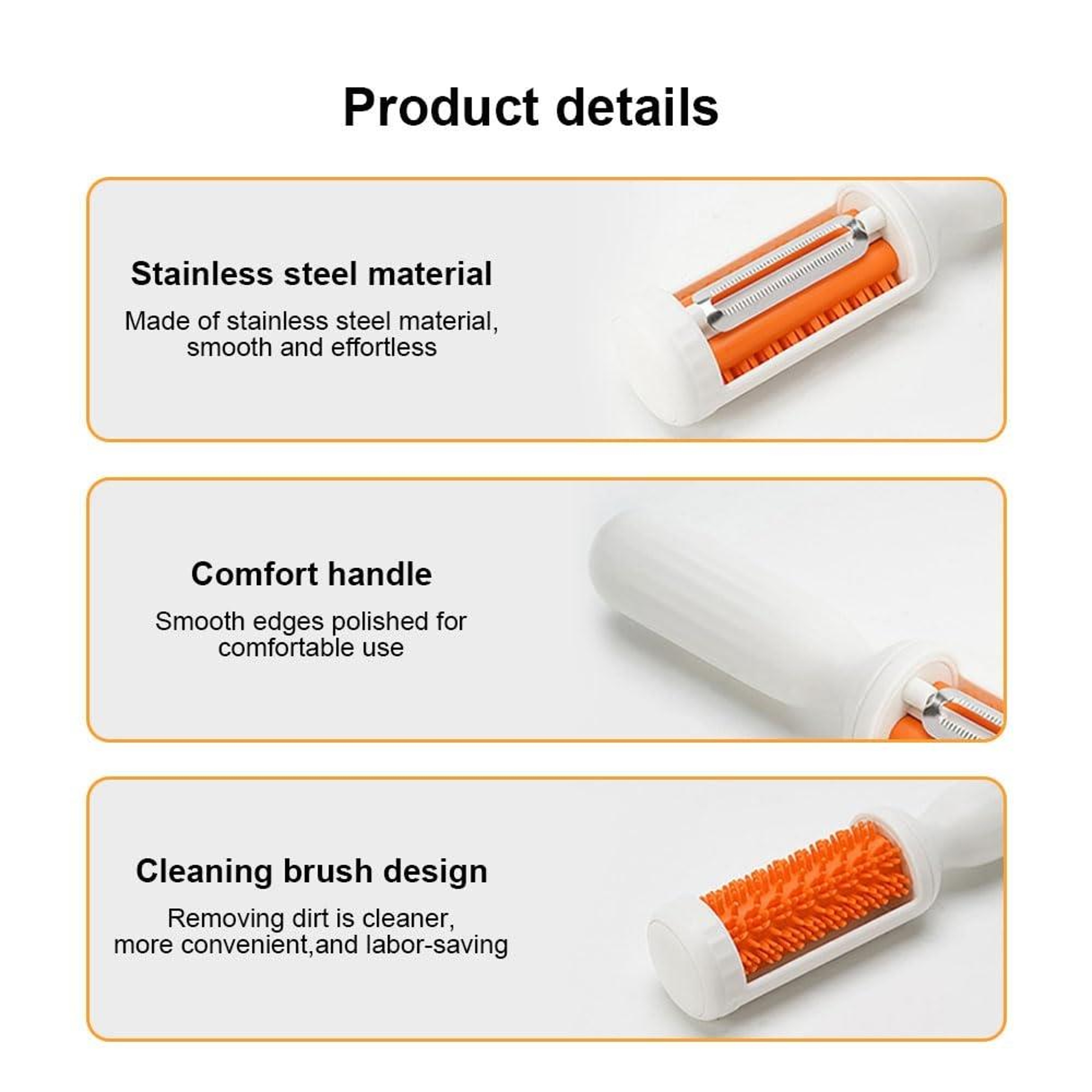Vegetable Peeler and Cleaning Brush Kitchen Tool – view 7
