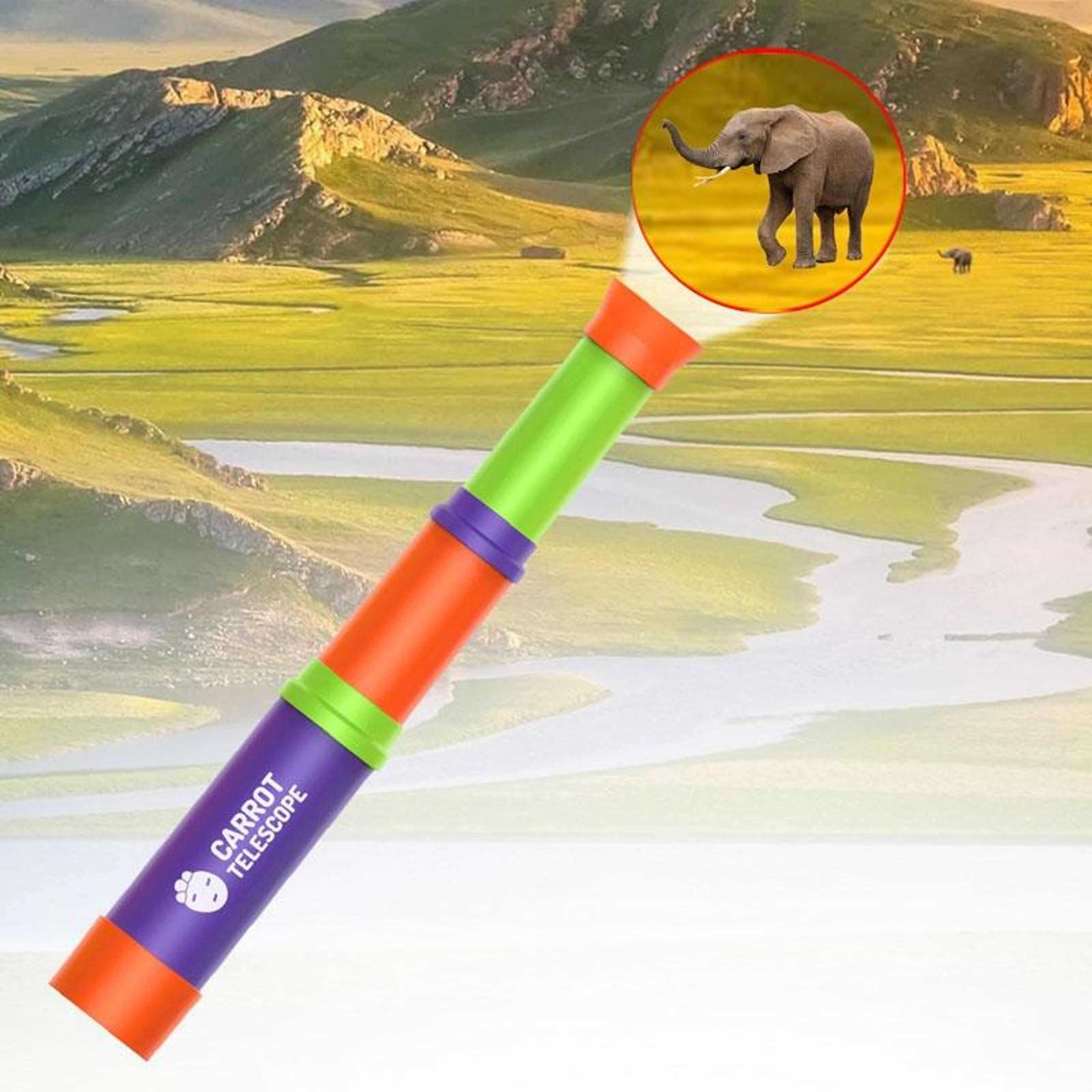 Kids Handheld Telescope Educational Retractable Focus Science Toy – view 2