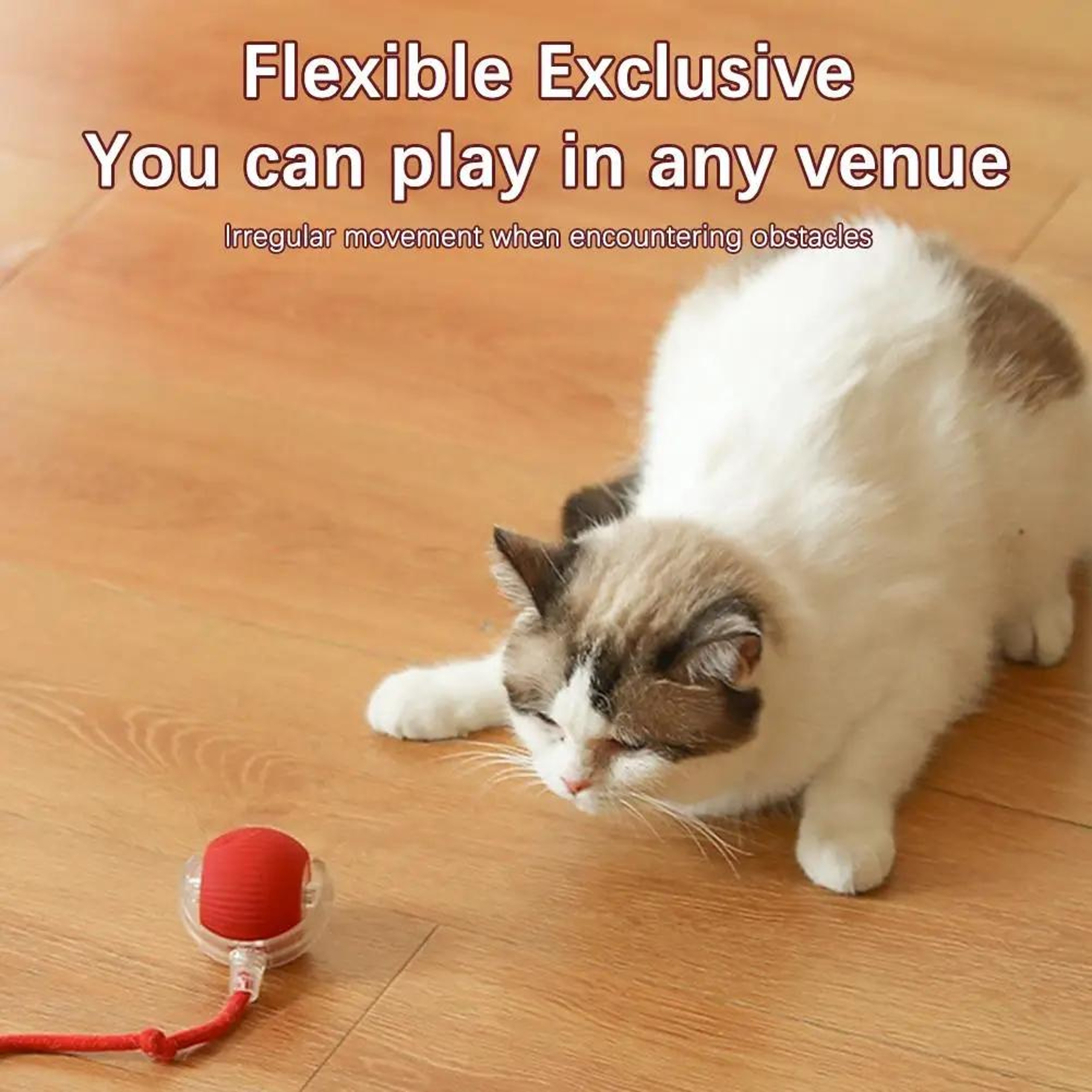 Smart Avoid Electric Cat Toy Ball Interactive Automatic Play Toy for Cats – view 5