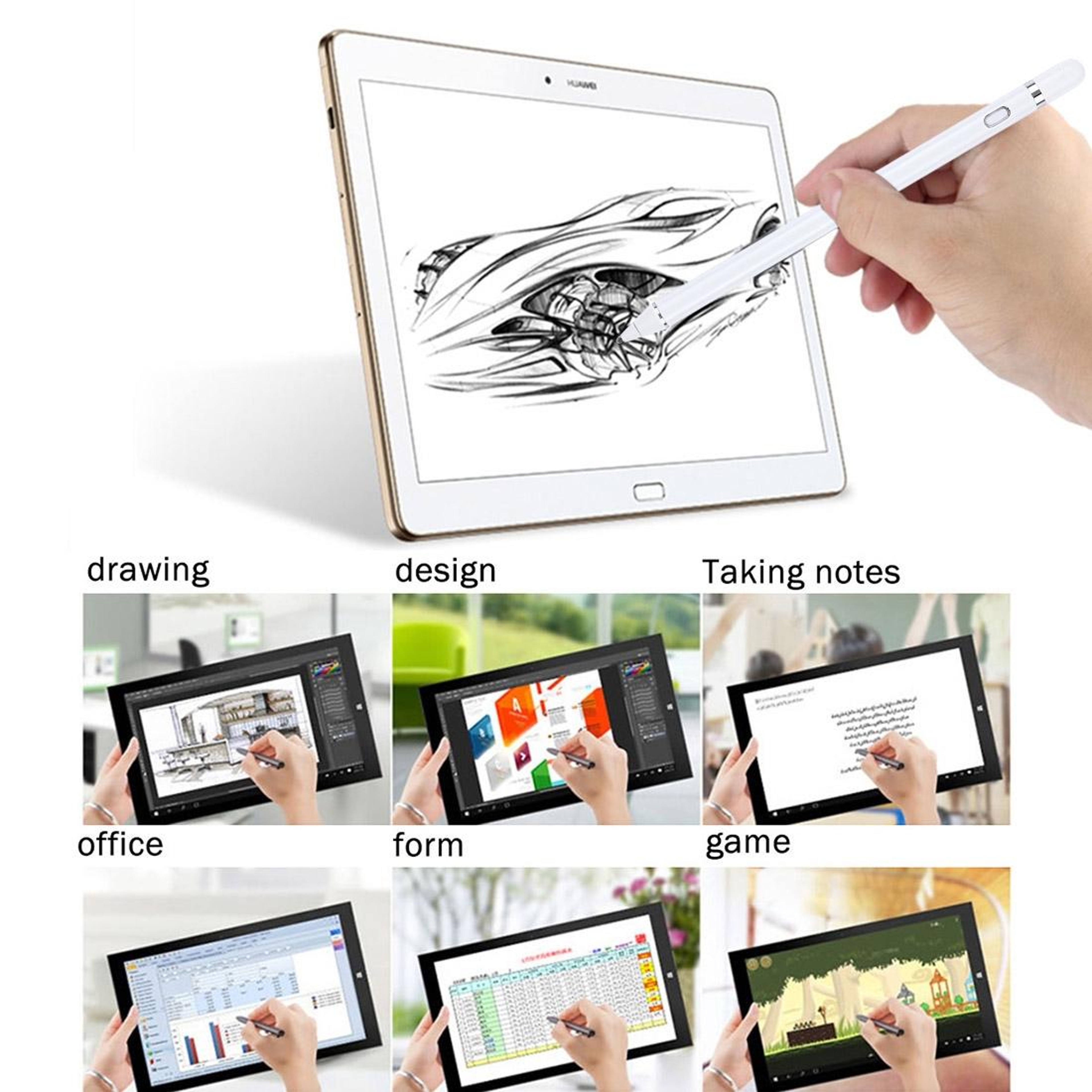 Precision Rechargeable Stylus Pen for iPad and Smartphones with Fine Tip Control – view 6