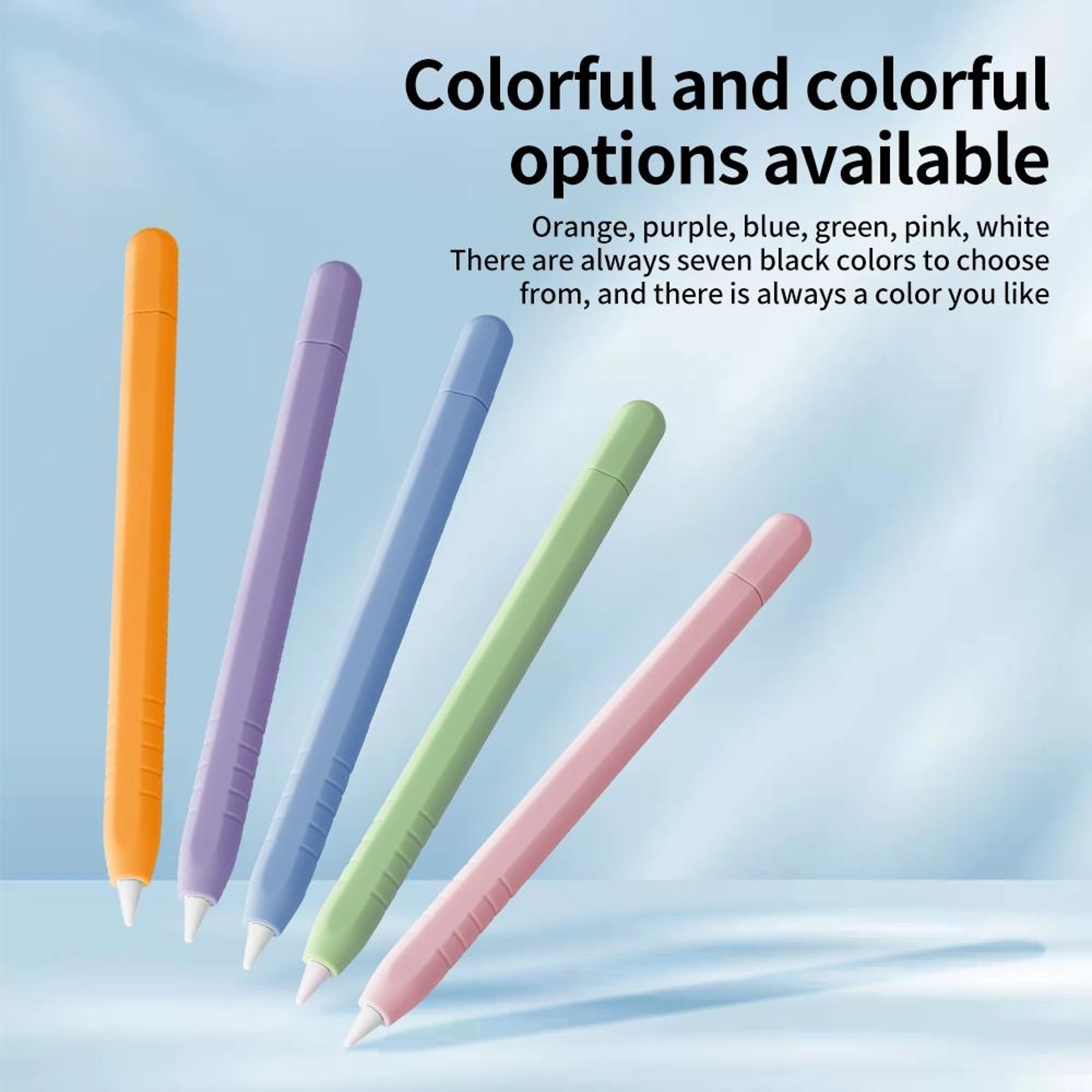 Silicone Apple Pencil USB-C Case with Anti-Slip Grip Protective Sleeve – view 2