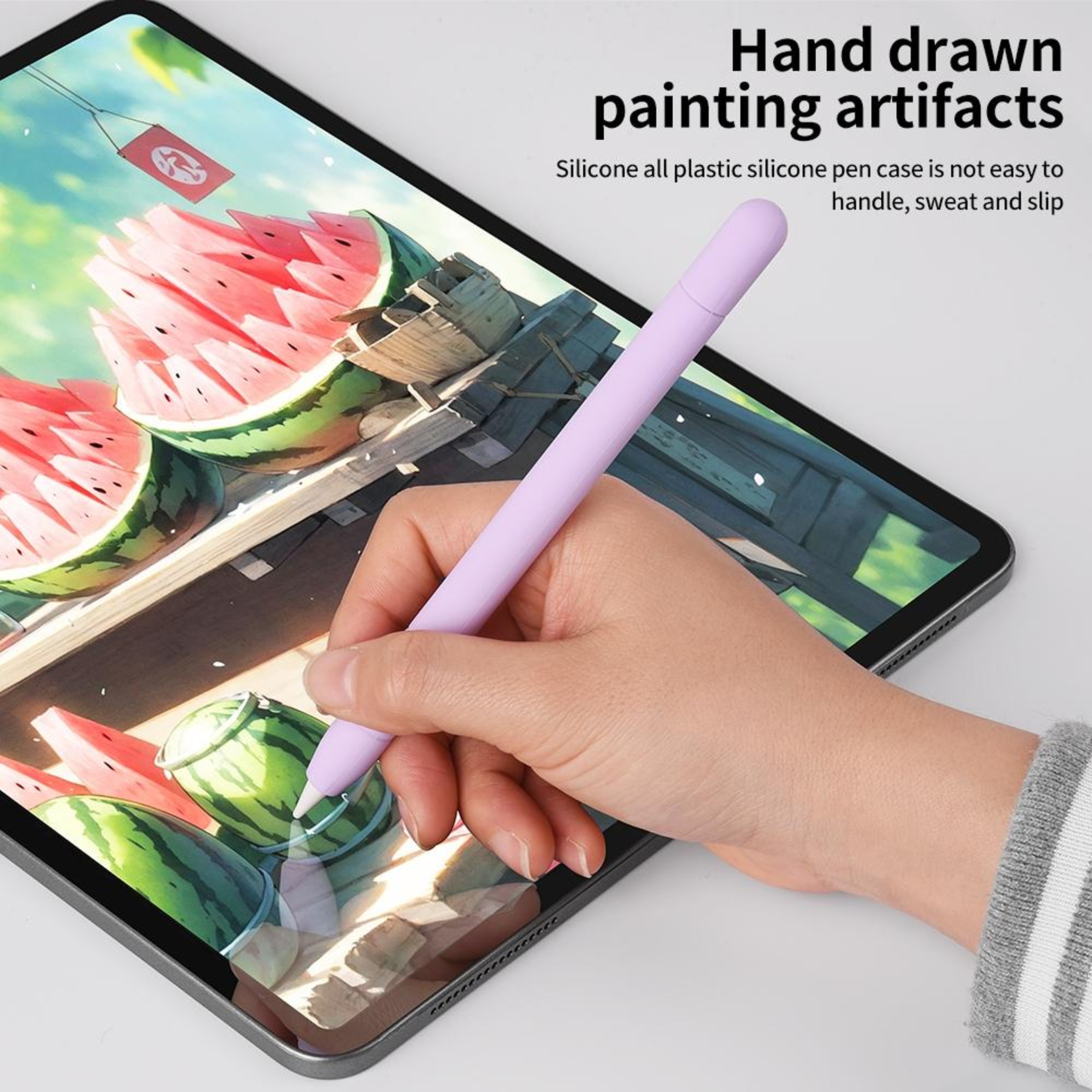 Silicone Apple Pencil USB-C Case with Anti-Slip Grip Protective Sleeve – view 8