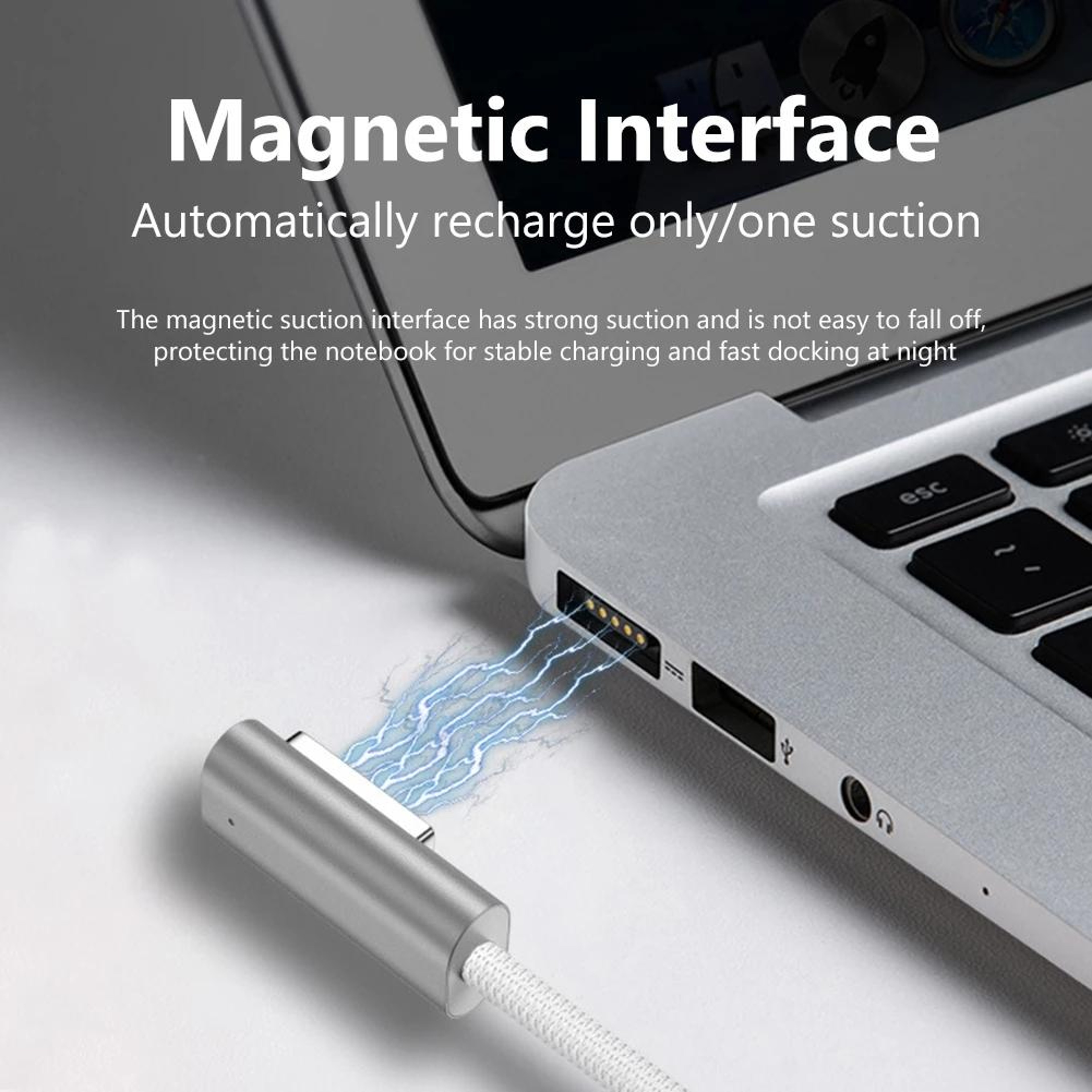 MagSafe 1 to USB-C PD Fast Charging Cable L Shaped for MacBook Air Pro – view 11