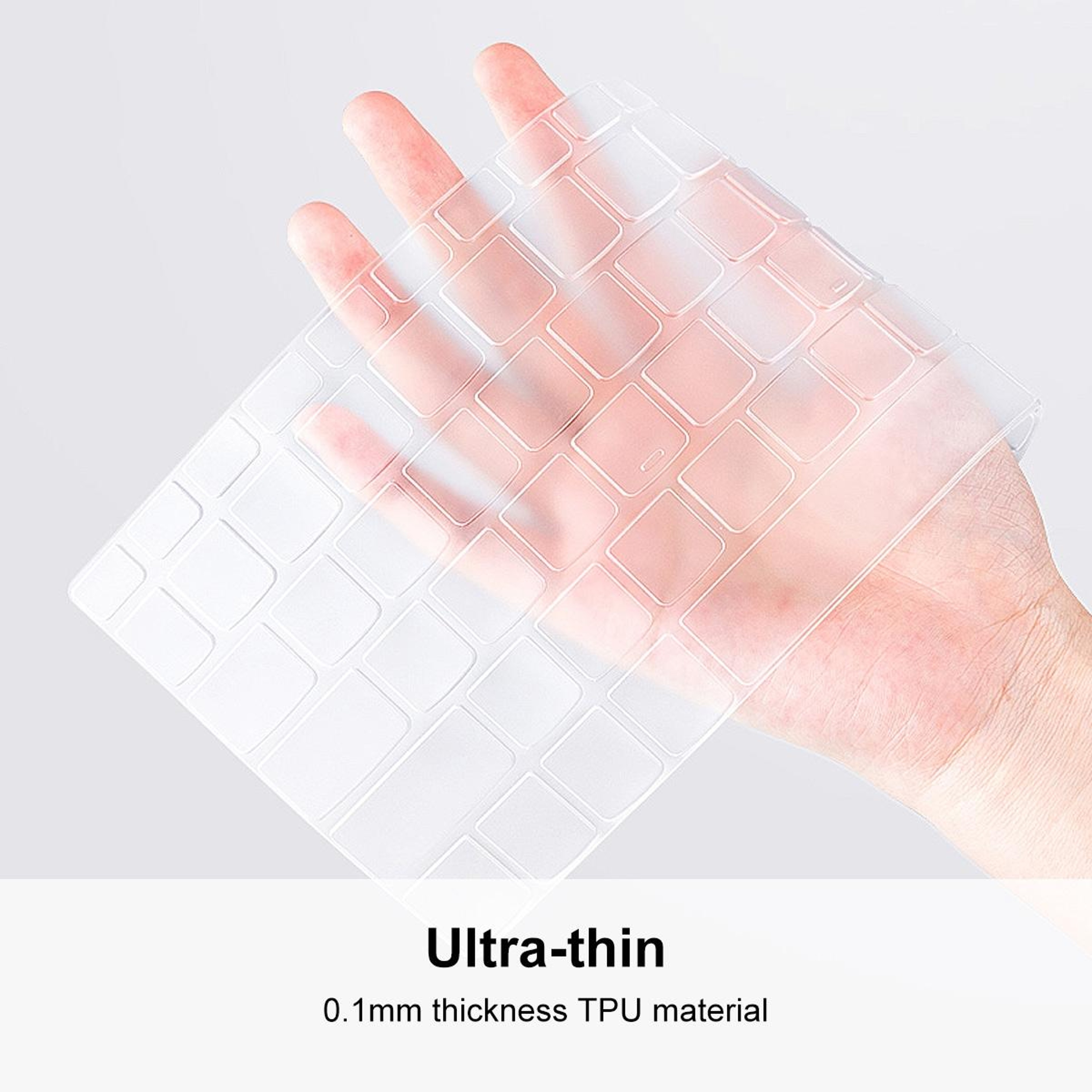 Version TPU MacBook Keyboard Cover for MacBook Pro & Air Dust Proof Protector Film – view 2