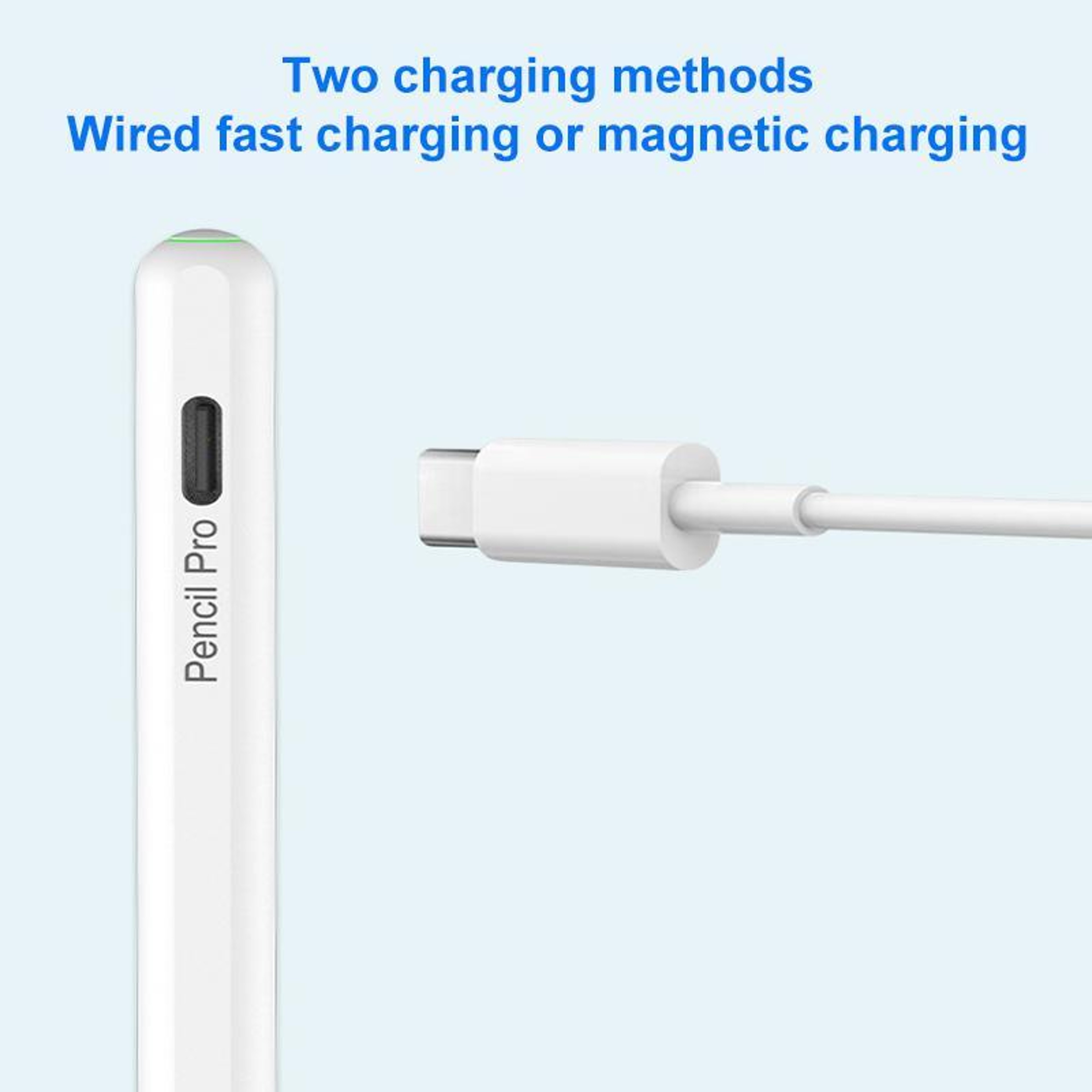 RedPepper P25 Pro iPad Stylus Pen Magnetic Charging Palm Rejection Capacitive Stylus (White) – view 4