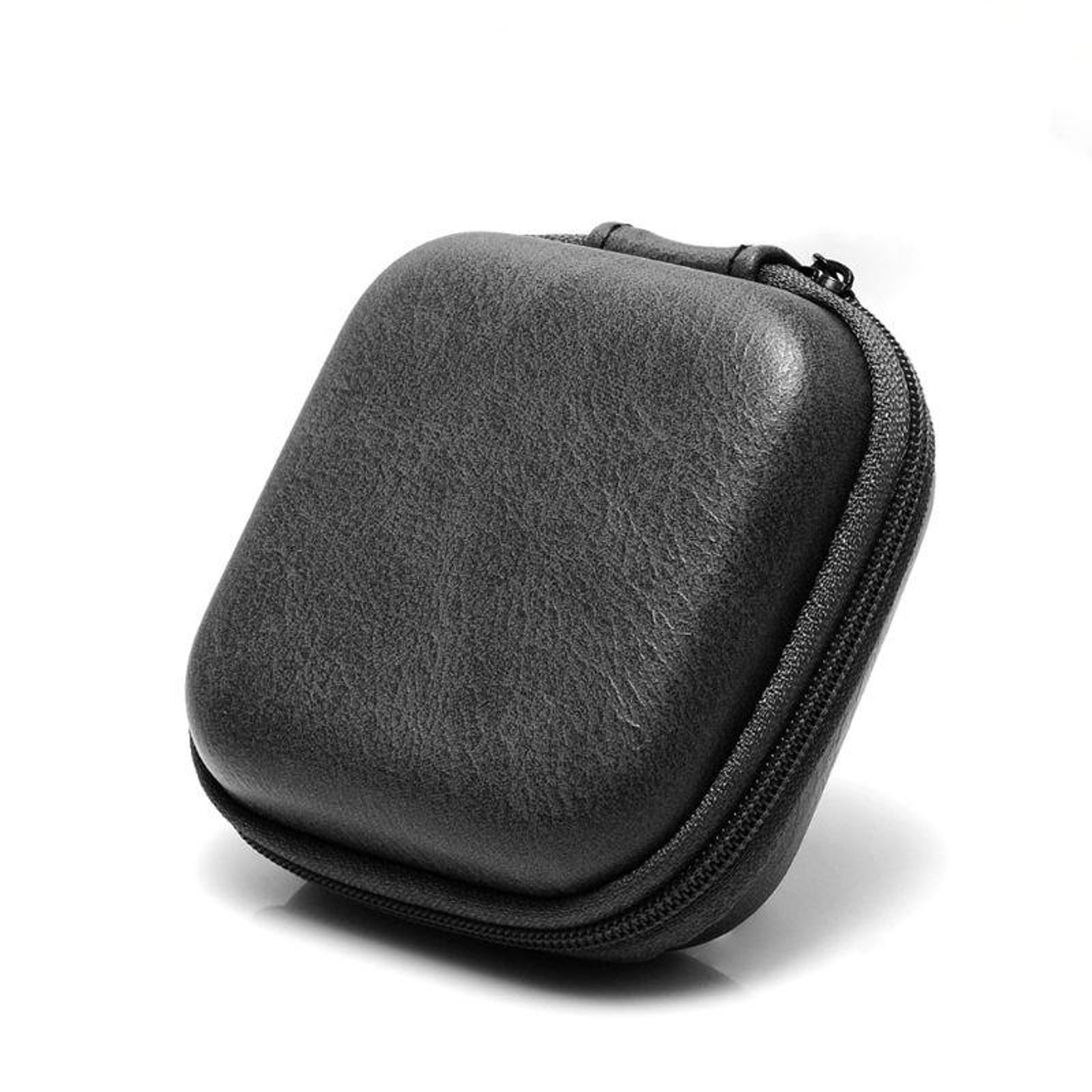 Retro Leather Tech Pouch Cable Organizer Case for Earphones and Travel Accessories – view 9