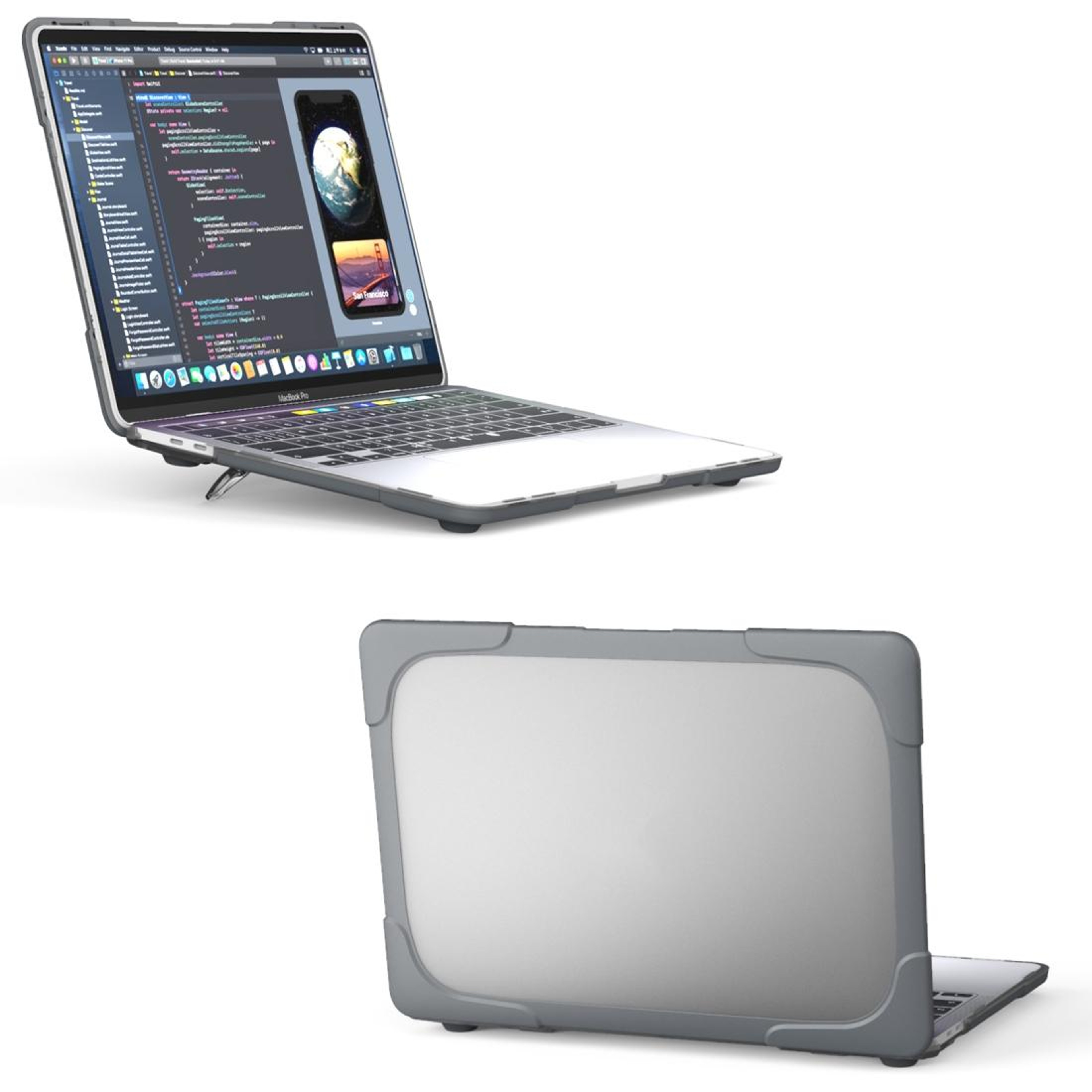 MacBook Pro Shockproof Protective Case & Organizer Storage Bag Water Resistant Laptop Sleeve – view 12