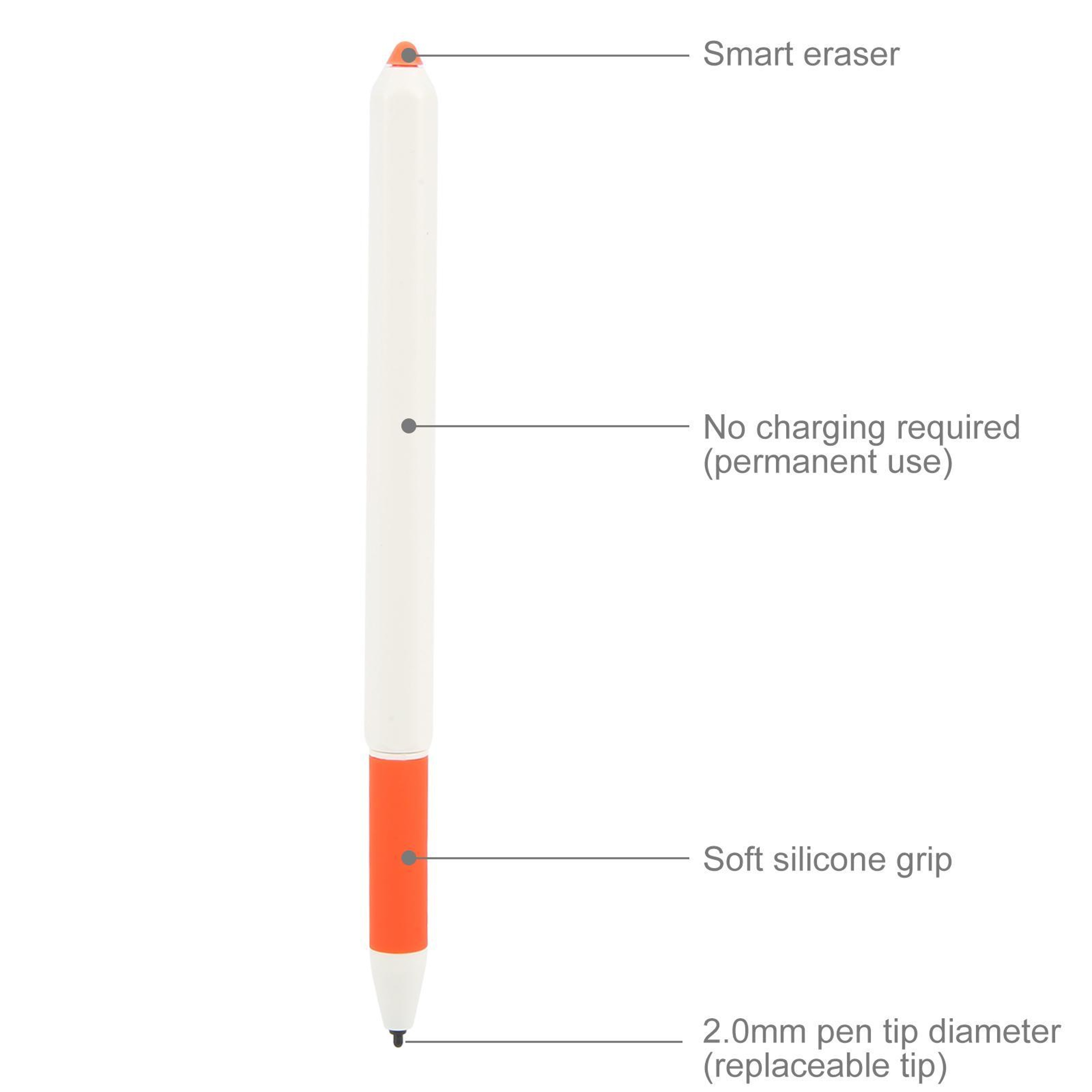 Magnetic Stylus Pen with Eraser Function Universal Touchscreen Pen for Tablets and Phones – view 4
