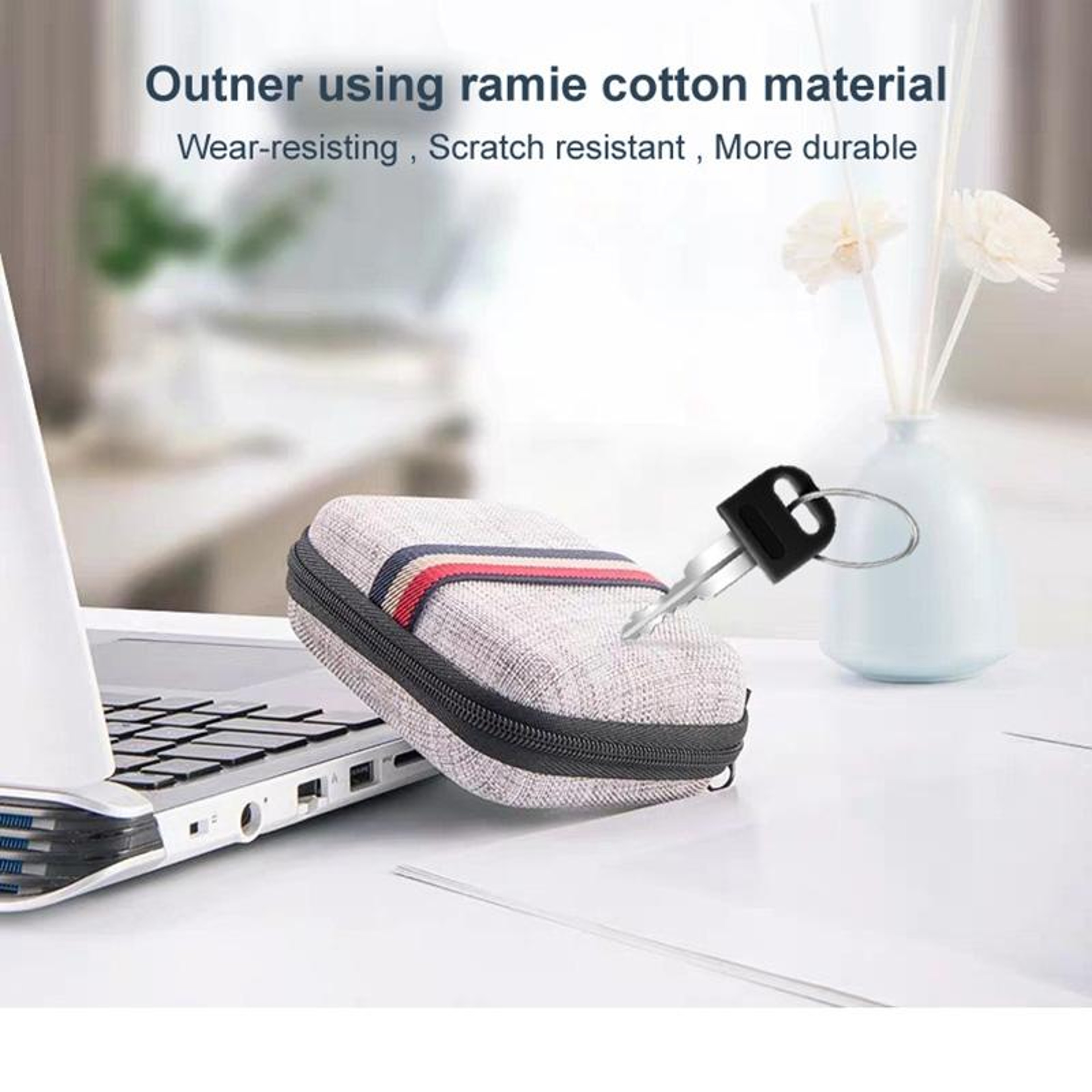Portable Hard Shell Digital Accessories Storage Bag For Cables Earphones  Chargers 5