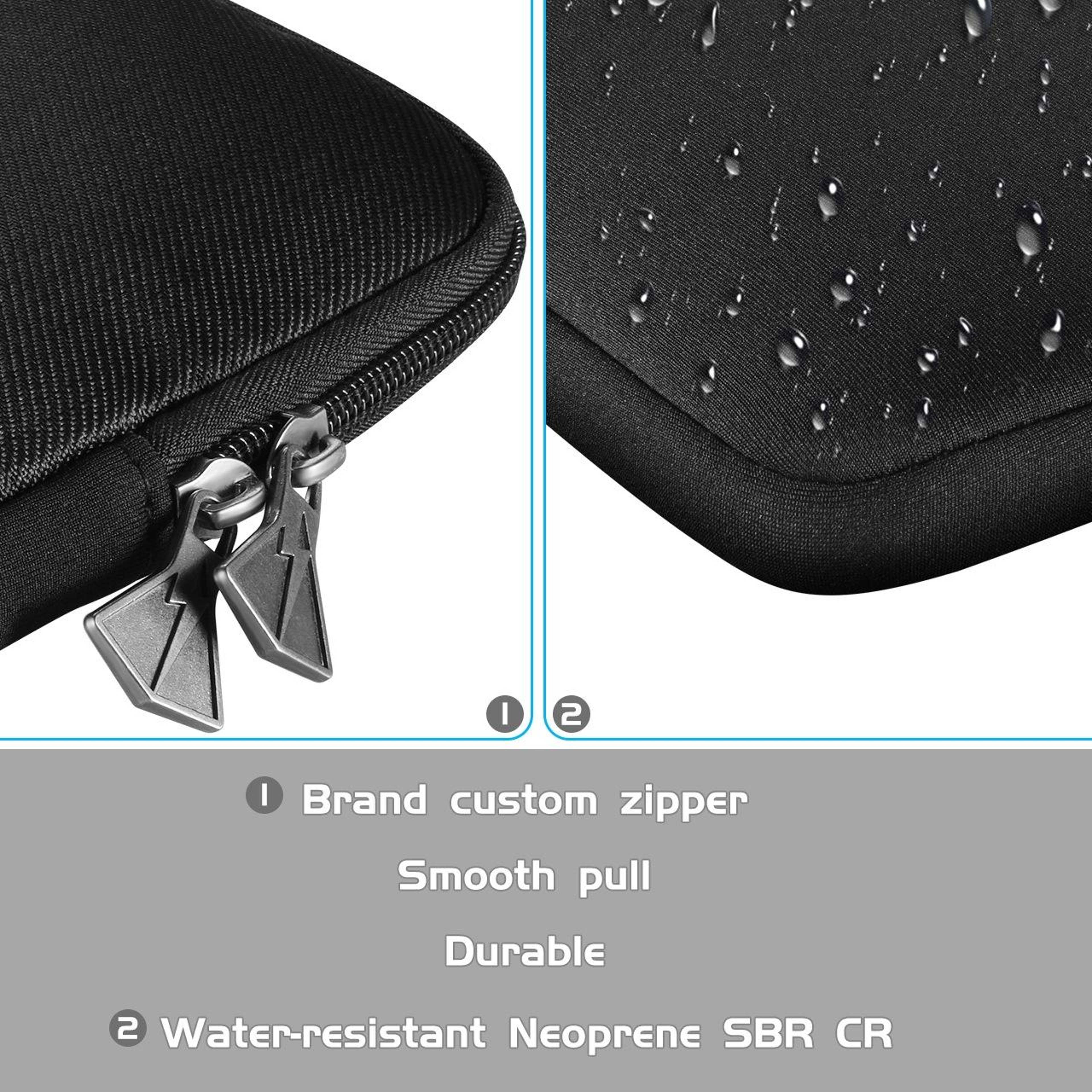 Waterproof PU Leather Keyboard Carrying Case for Apple Wireless Keyboard Magic Keyboard  Storage Bag – view 6