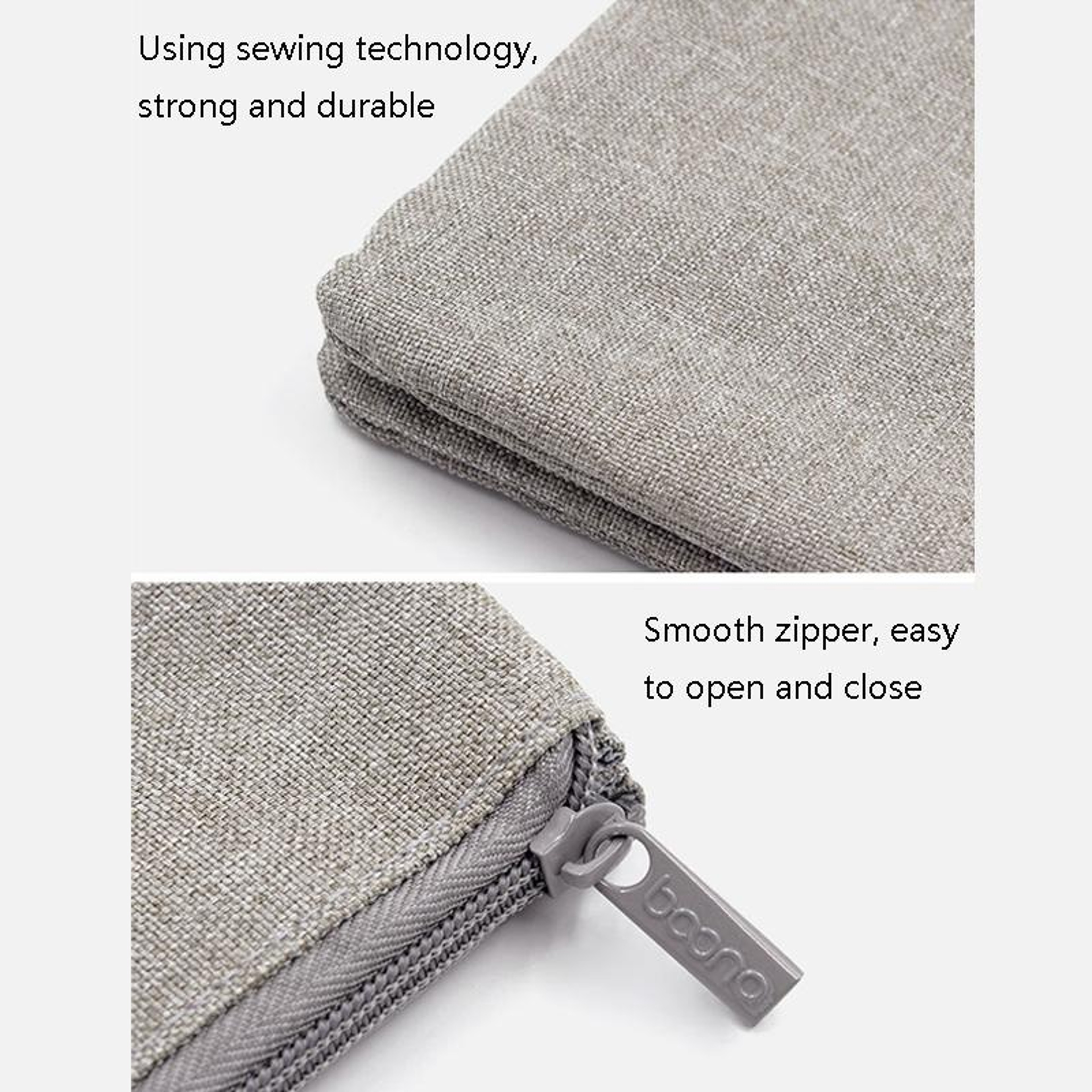 Dual Layer Digital Storage Bag Cable Organizer Travel Case Electronics Organizer – view 4