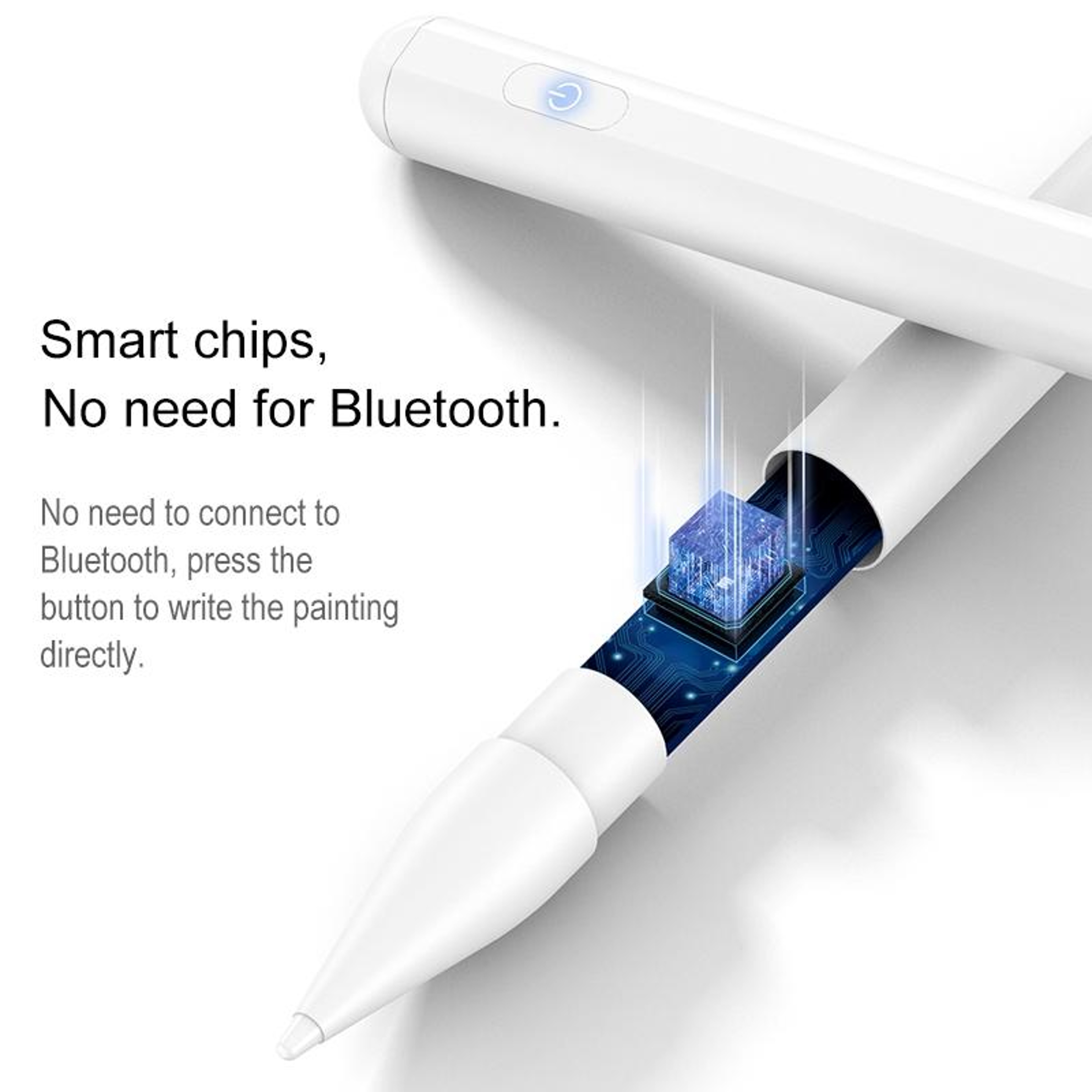 Active Stylus Pen for iPad Series, Capacitive iPad Stylus Pen, Rechargeable 1.4mm Precision Stylus – view 3