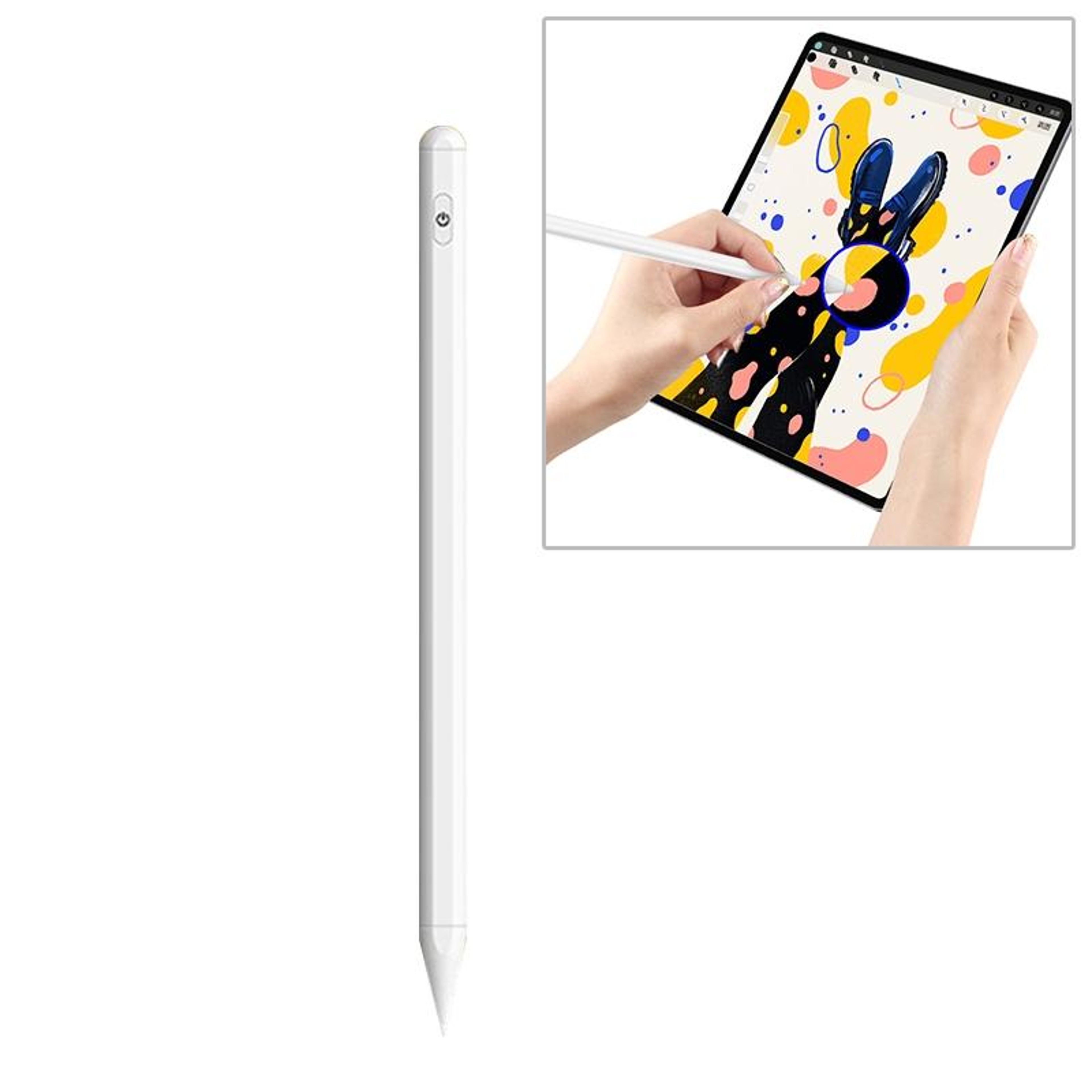Active Stylus Pen for iPad Series, Capacitive iPad Stylus Pen, Rechargeable 1.4mm Precision Stylus – view 14