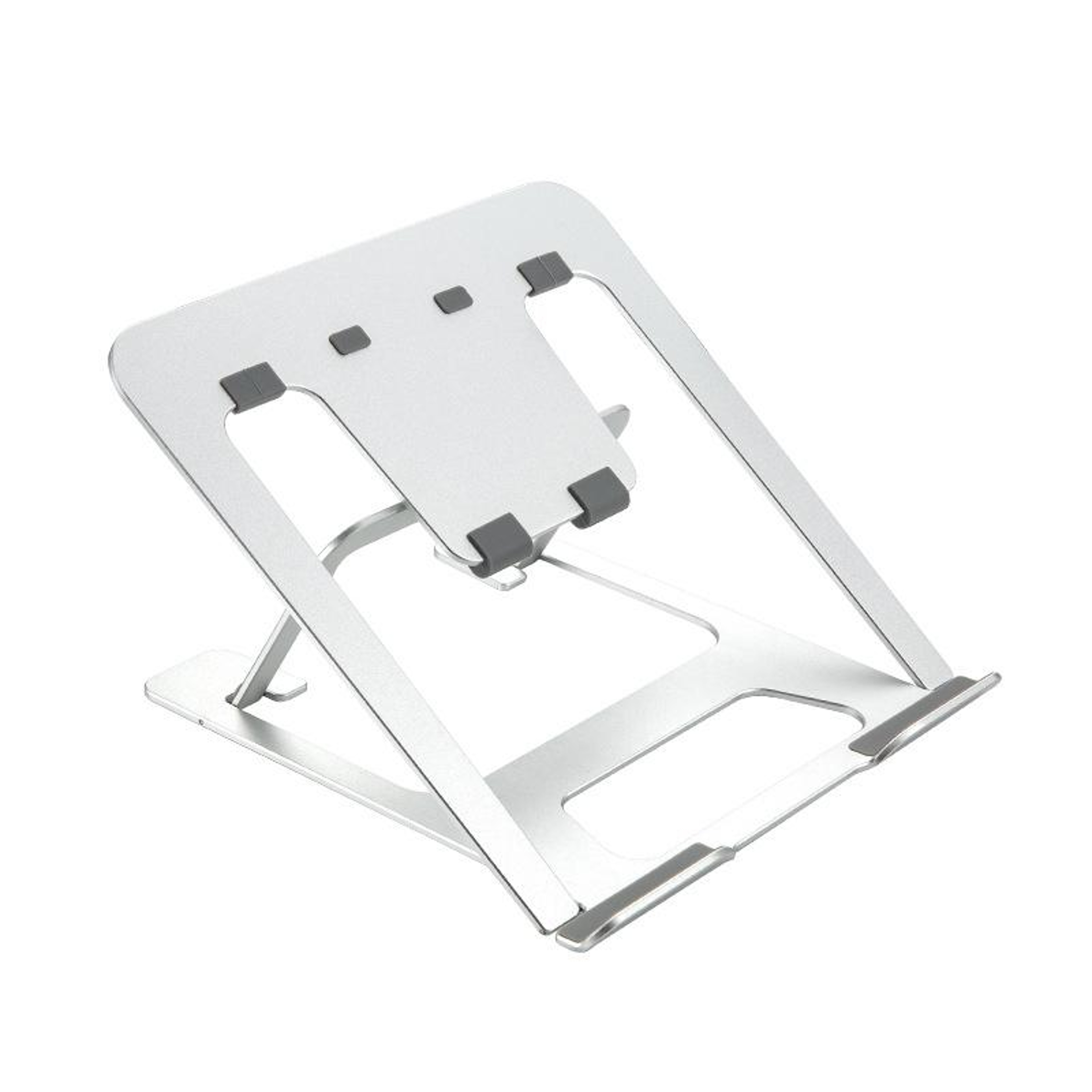 Adjustable Aluminum Laptop Stand Riser Foldable Ergonomic 6-Level Height Extender Heat Dissipation Holder – view 2