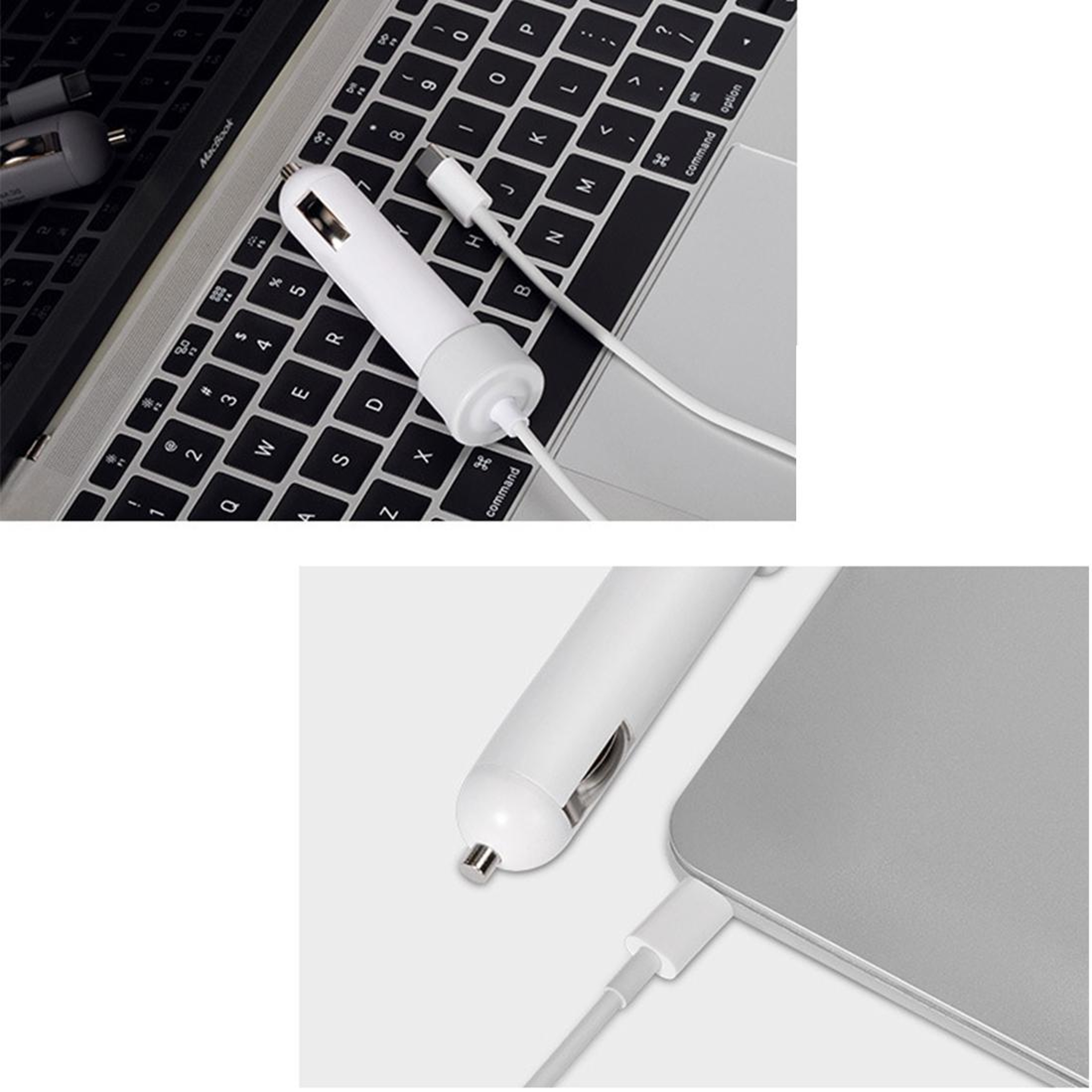36W USB-C Car Charger for MacBook A1534 with Type-C Power Adapter and 2m Cable – view 5