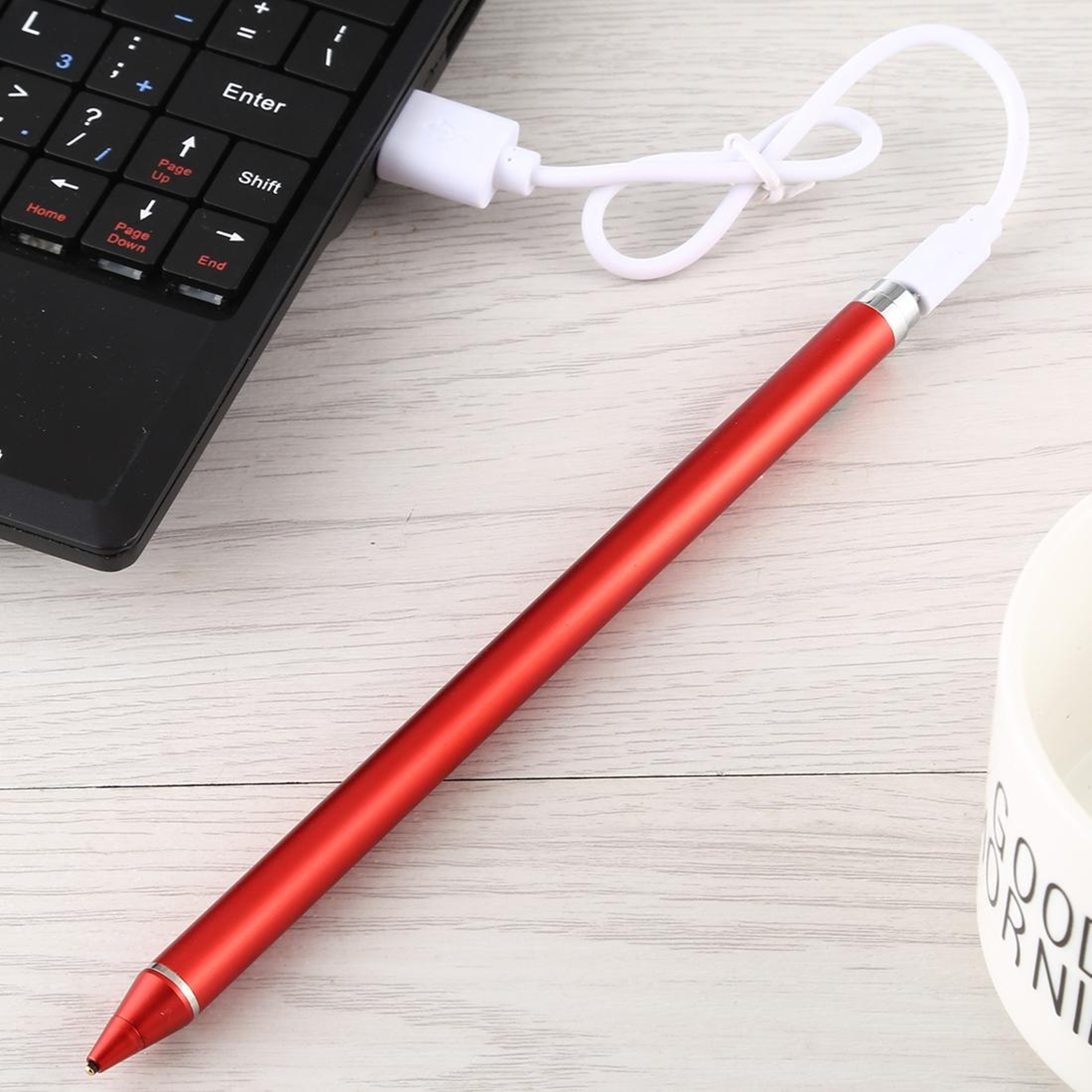 Active Capacitive Stylus Pen For IPad IPhone  Android  Precision Rechargeable Touchscreen Stylus 4