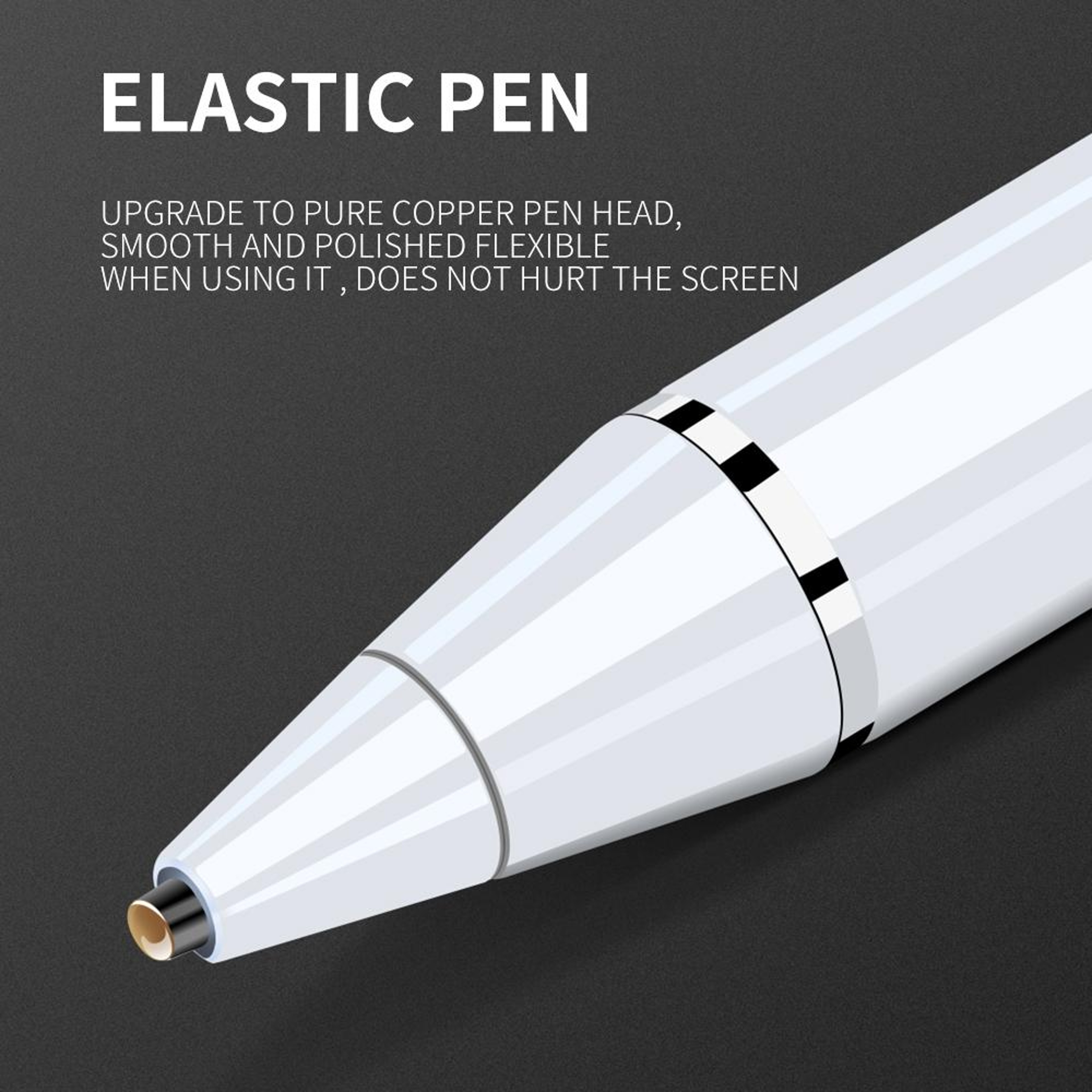 JRK811 Active Capacitive Stylus Pen Rechargeable Micro USB Stylus Pen For Android And IOS 4