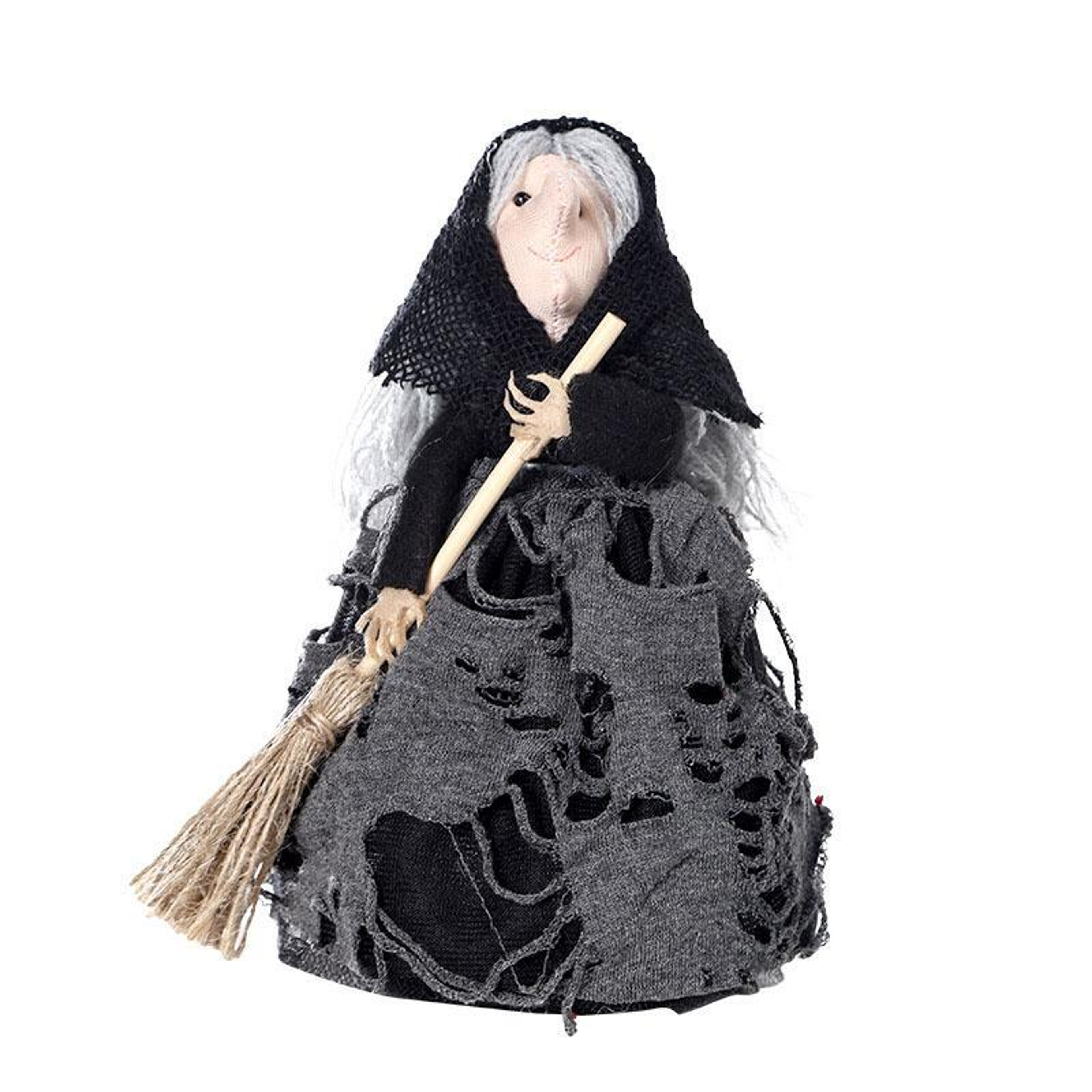 Halloween Witch Broom Decoration – Hanging Spooky Home Decor for Party & Gift Display – view 7