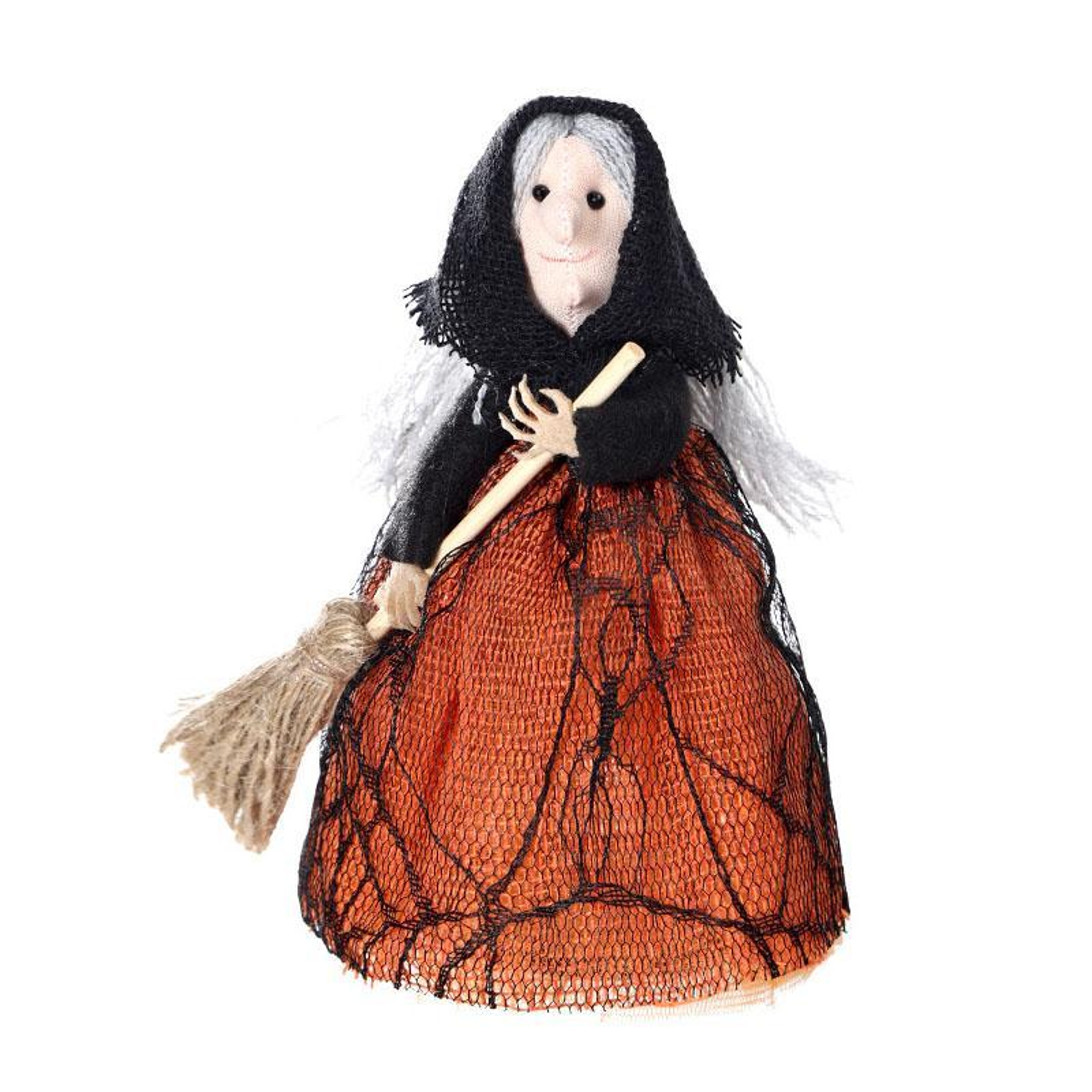 Halloween Witch Broom Decoration – Hanging Spooky Home Decor for Party & Gift Display – view 8
