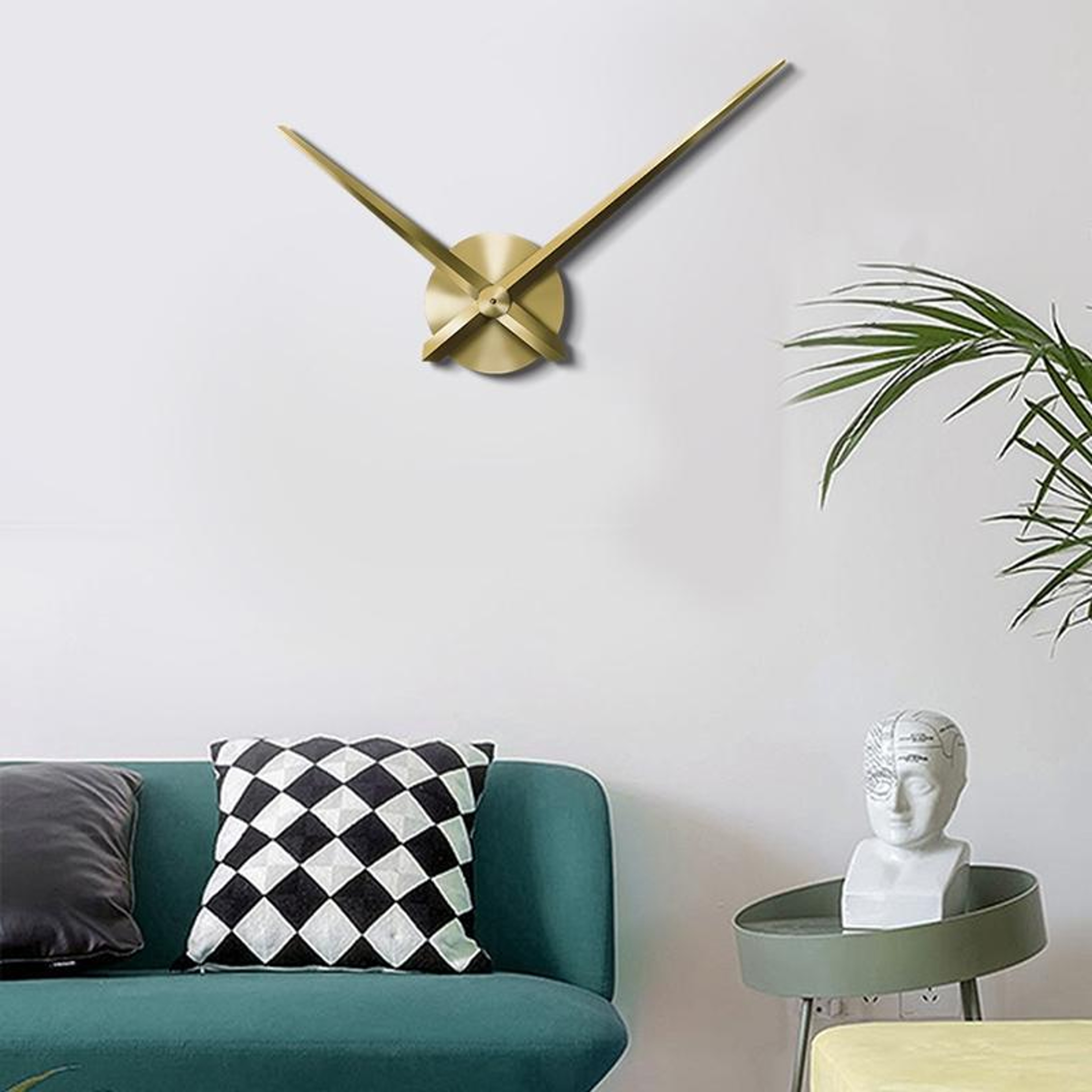 DIY Stainless Steel Wall Clock Large 40 Inch Modern Mirror Wall Clock for Home Decor – view 7