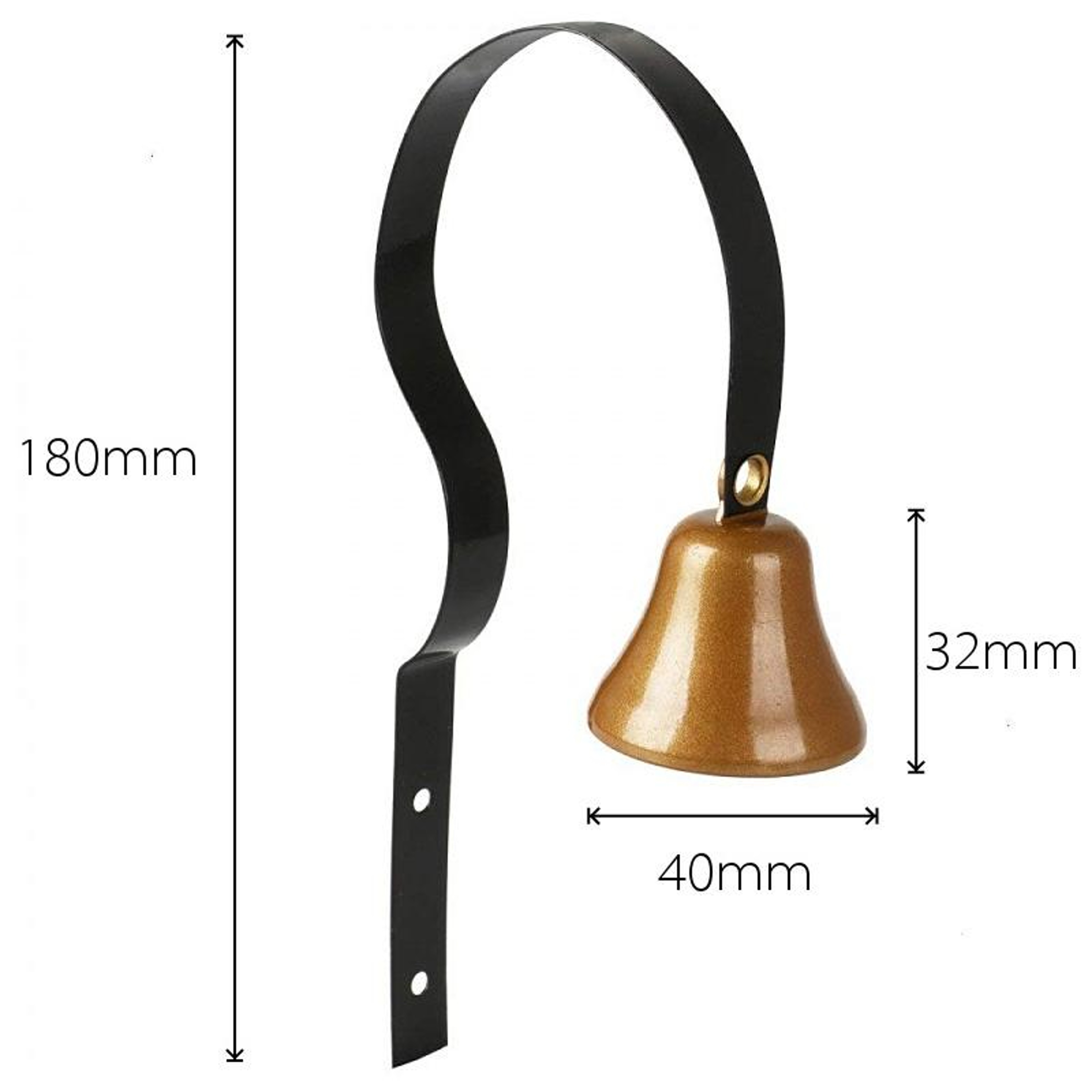 Vintage Dog Training Doorbell Wall Mount Retro Metal Bell for Pet Potty Training Home Decor – view 4